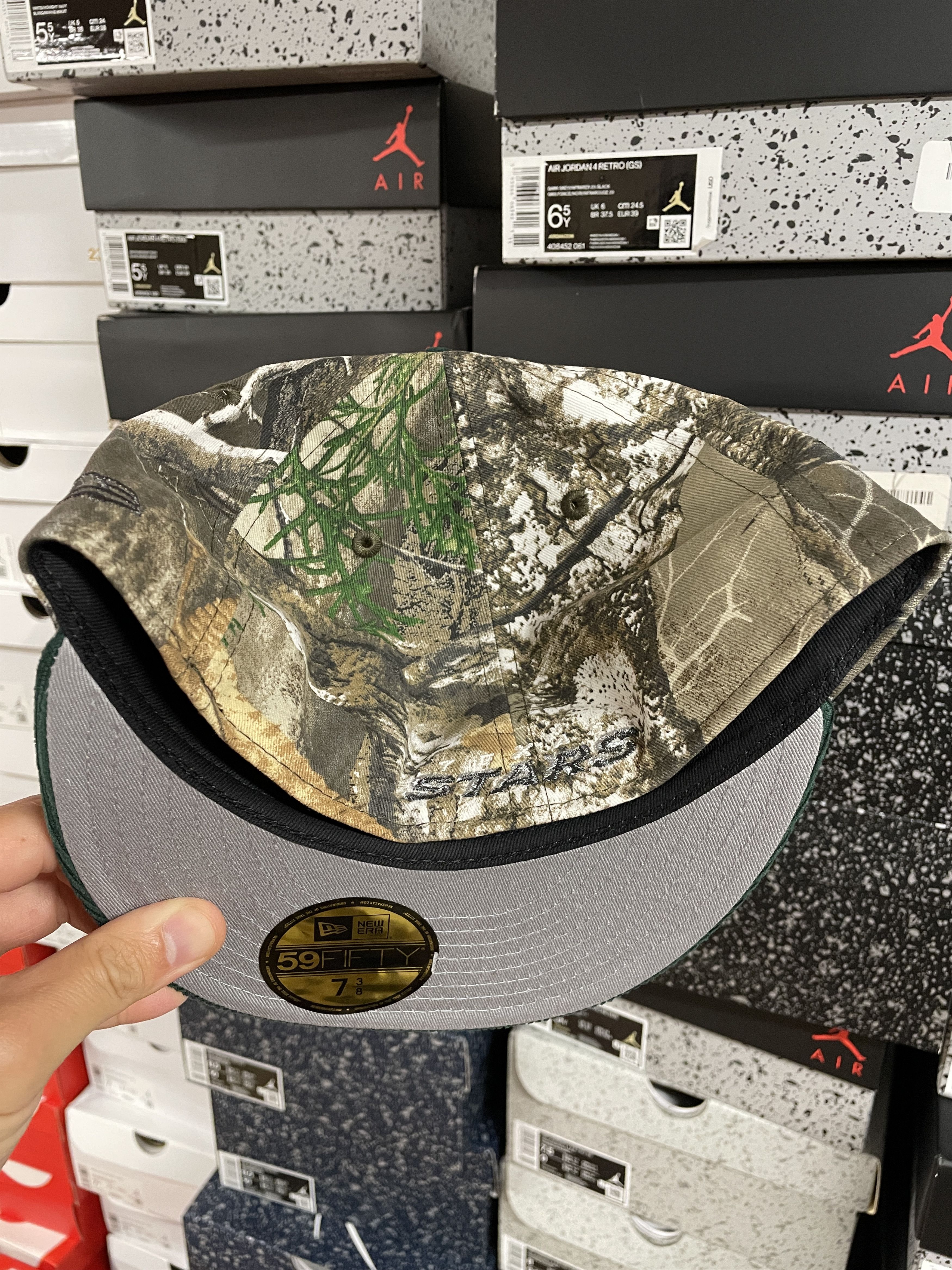 MLB × New Era 7 3/8 Realtree Camo Texas Stars Camo Camouflage Ecapcity Size ONE SIZE - 4 Thumbnail