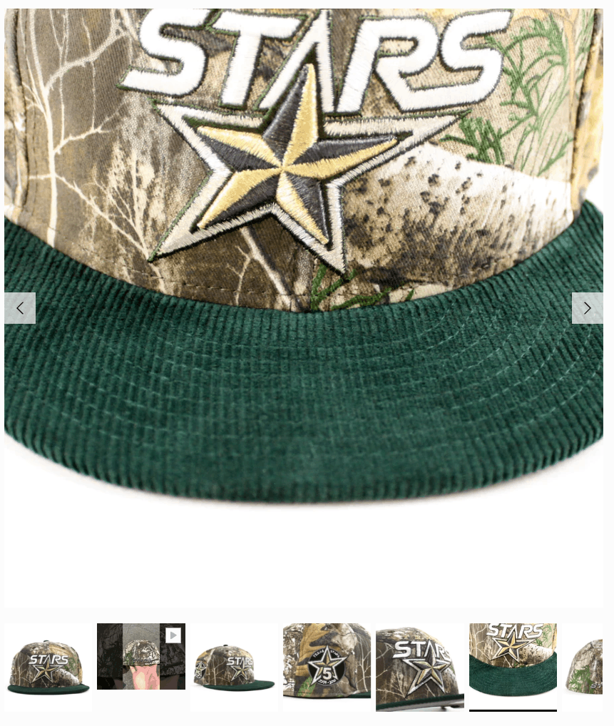 MLB × New Era 7 3/8 Realtree Camo Texas Stars Camo Camouflage Ecapcity Size ONE SIZE - 11 Thumbnail