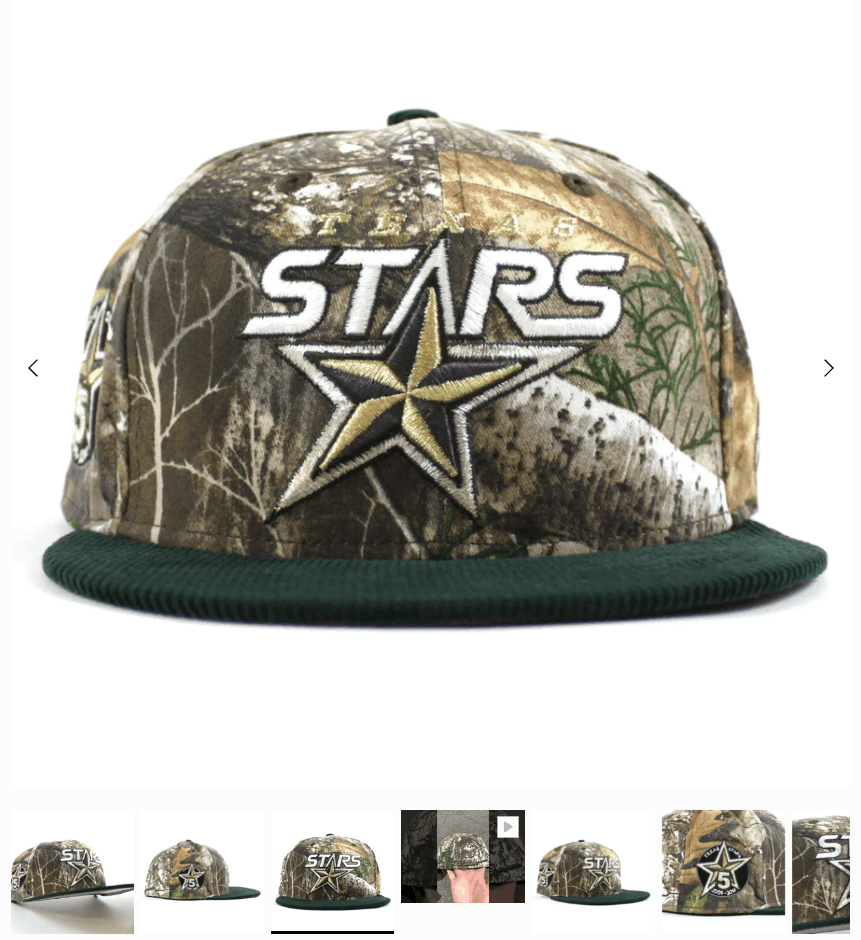 MLB × New Era 7 3/8 Realtree Camo Texas Stars Camo Camouflage Ecapcity Size ONE SIZE - 9 Thumbnail