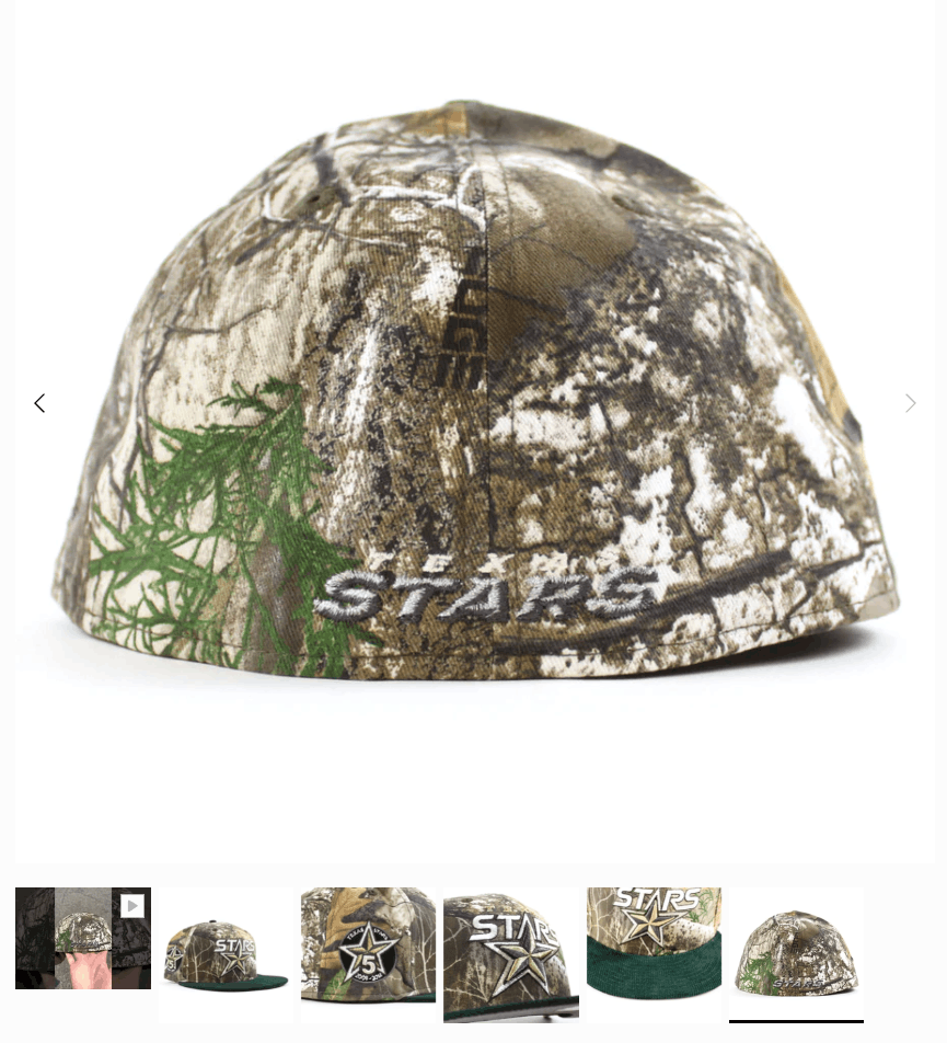 MLB × New Era 7 3/8 Realtree Camo Texas Stars Camo Camouflage Ecapcity Size ONE SIZE - 12 Thumbnail