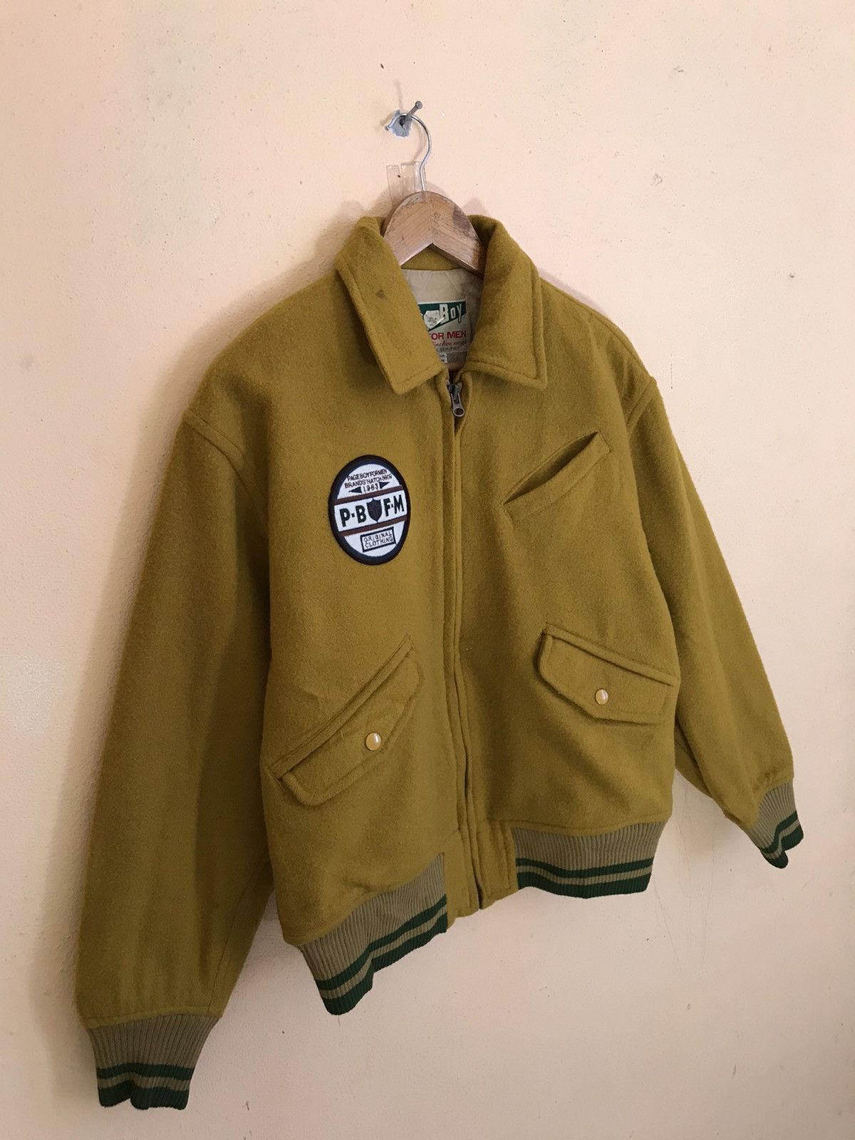 Vintage RARE VINTAGE PAGE BOY FOR MEN SPELLOUT WOOL VARSITY JACKET Size US M / EU 48-50 / 2 - 7 Thumbnail
