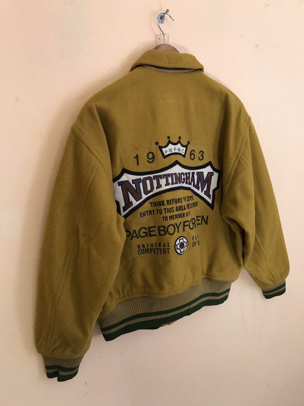 Vintage RARE VINTAGE PAGE BOY FOR MEN SPELLOUT WOOL VARSITY JACKET Size US M / EU 48-50 / 2 - 4 Thumbnail