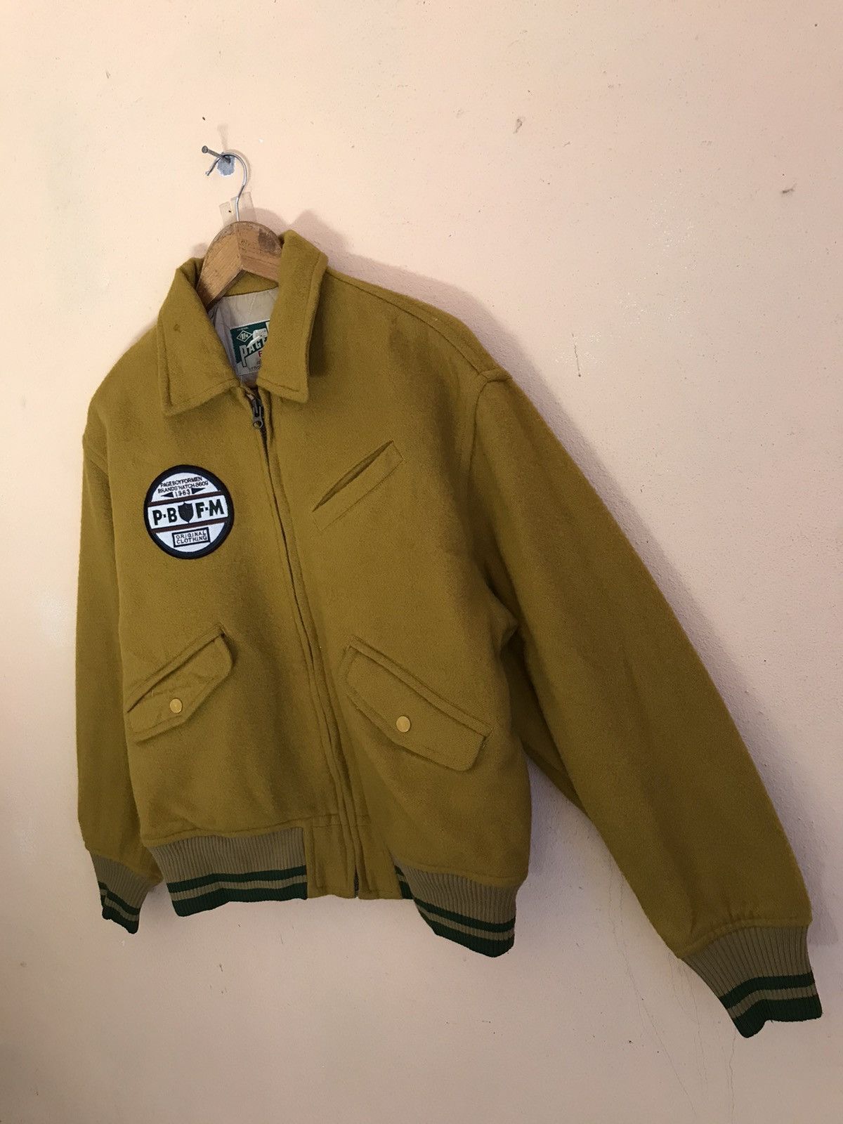 Vintage RARE VINTAGE PAGE BOY FOR MEN SPELLOUT WOOL VARSITY JACKET Size US M / EU 48-50 / 2 - 6 Thumbnail