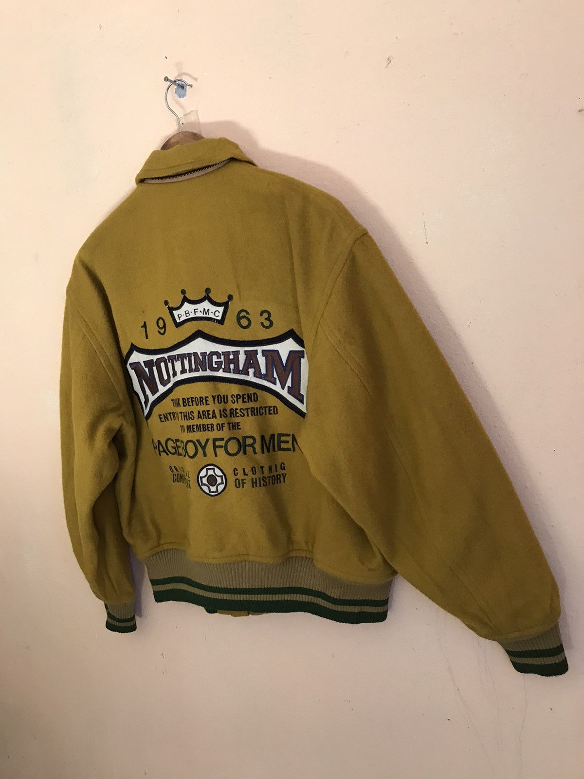 Vintage RARE VINTAGE PAGE BOY FOR MEN SPELLOUT WOOL VARSITY JACKET Size US M / EU 48-50 / 2 - 3 Thumbnail