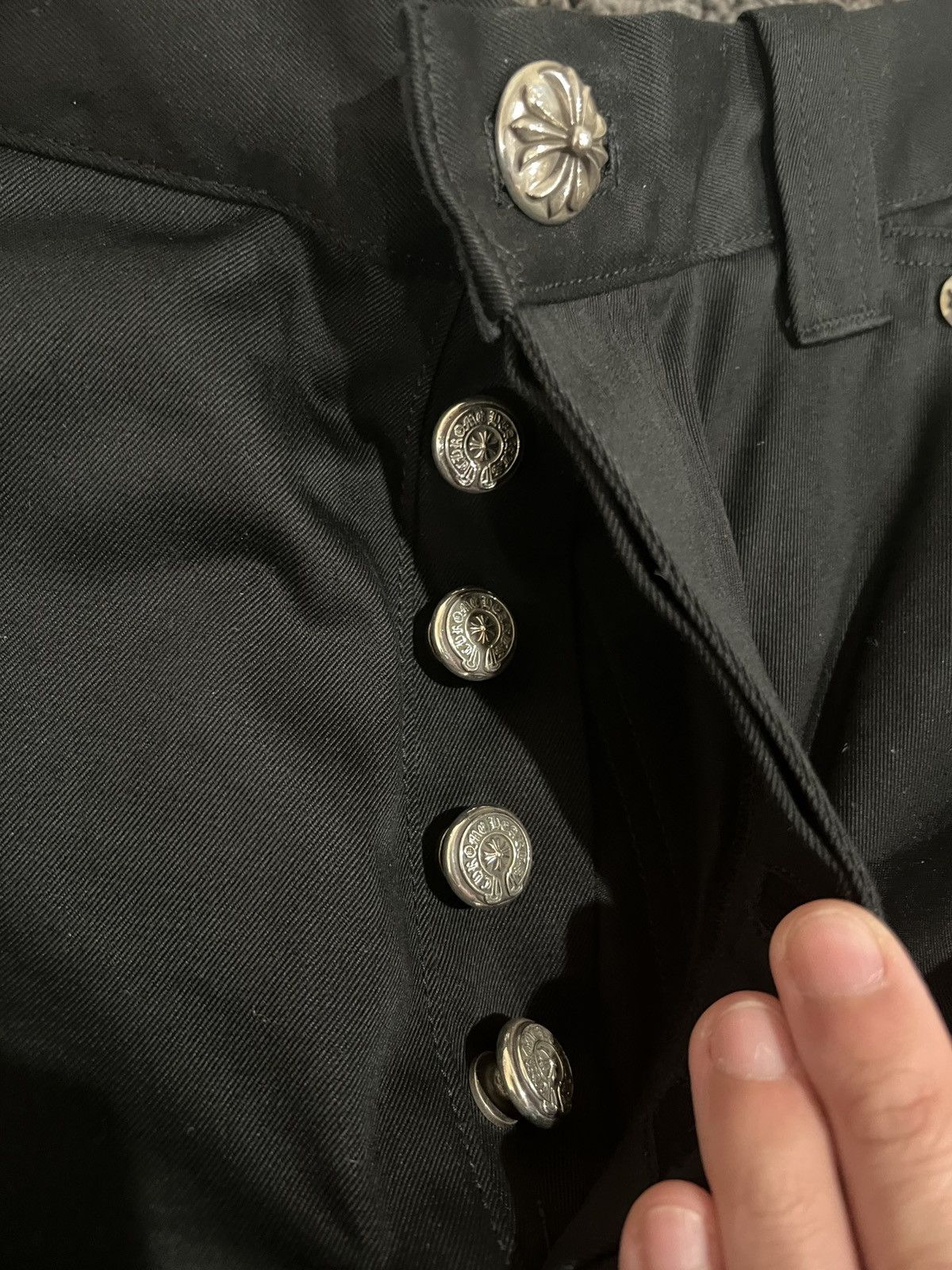 Chrome Hearts Chrome hearts double knee carpenter with 23 patches sz34 Size US 34 / EU 50 - 3 Thumbnail