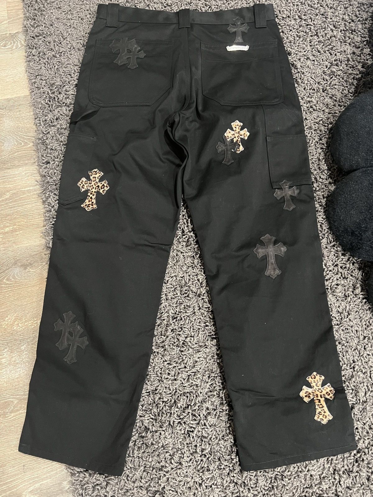 Chrome Hearts Chrome hearts double knee carpenter with 23 patches sz34 Size US 34 / EU 50 - 8 Thumbnail