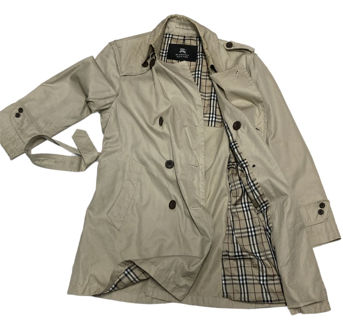 Burberry BURBERRY BLACK LABEL TRENCH COAT Size US M / EU 48-50 / 2 - 1 Thumbnail