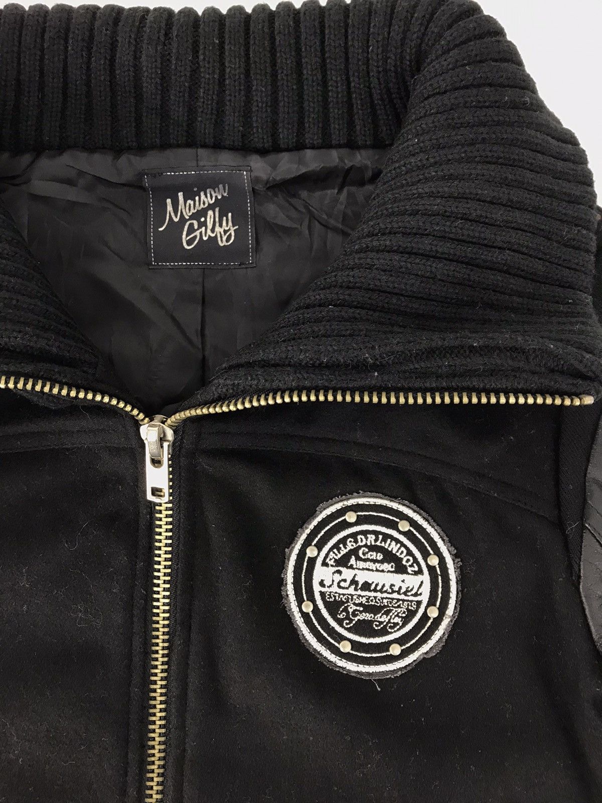 Japanese Brand Hype Maison Gilfy Schausiel Leather Sleeve Jacket Unisex Size US S / EU 44-46 / 1 - 3 Thumbnail