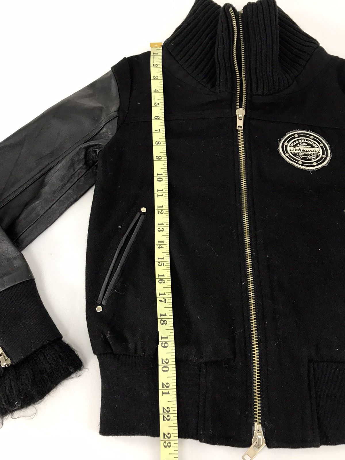 Japanese Brand Hype Maison Gilfy Schausiel Leather Sleeve Jacket Unisex Size US S / EU 44-46 / 1 - 10 Thumbnail