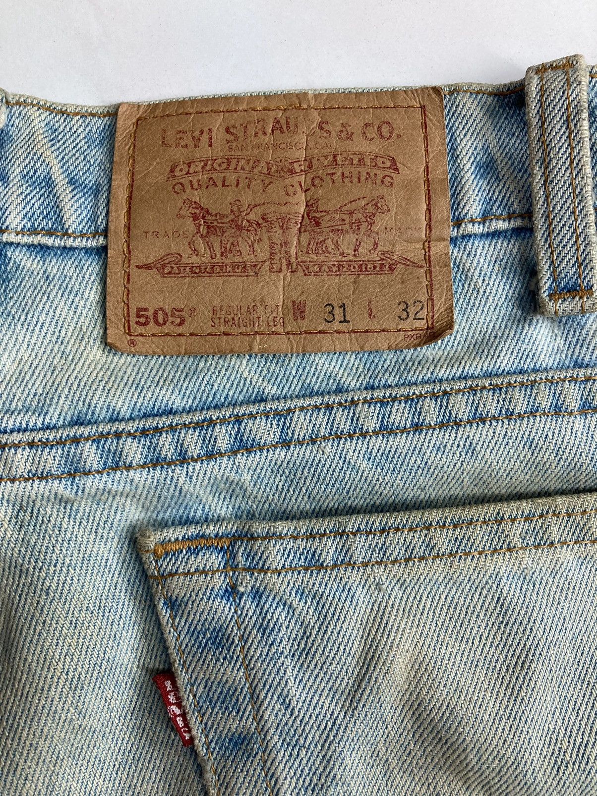 Levi's × Vintage VINTAGE LEVIS TRASHED DISTRESSED DENIM Size US 31 - 9 Thumbnail