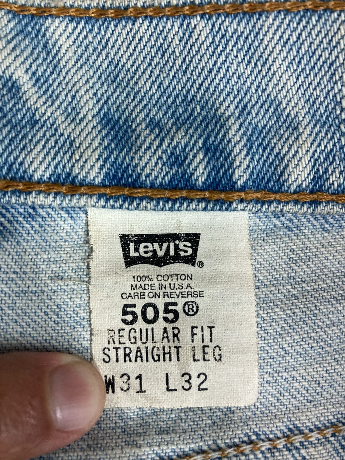 Levi's × Vintage VINTAGE LEVIS TRASHED DISTRESSED DENIM Size US 31 - 12 Thumbnail
