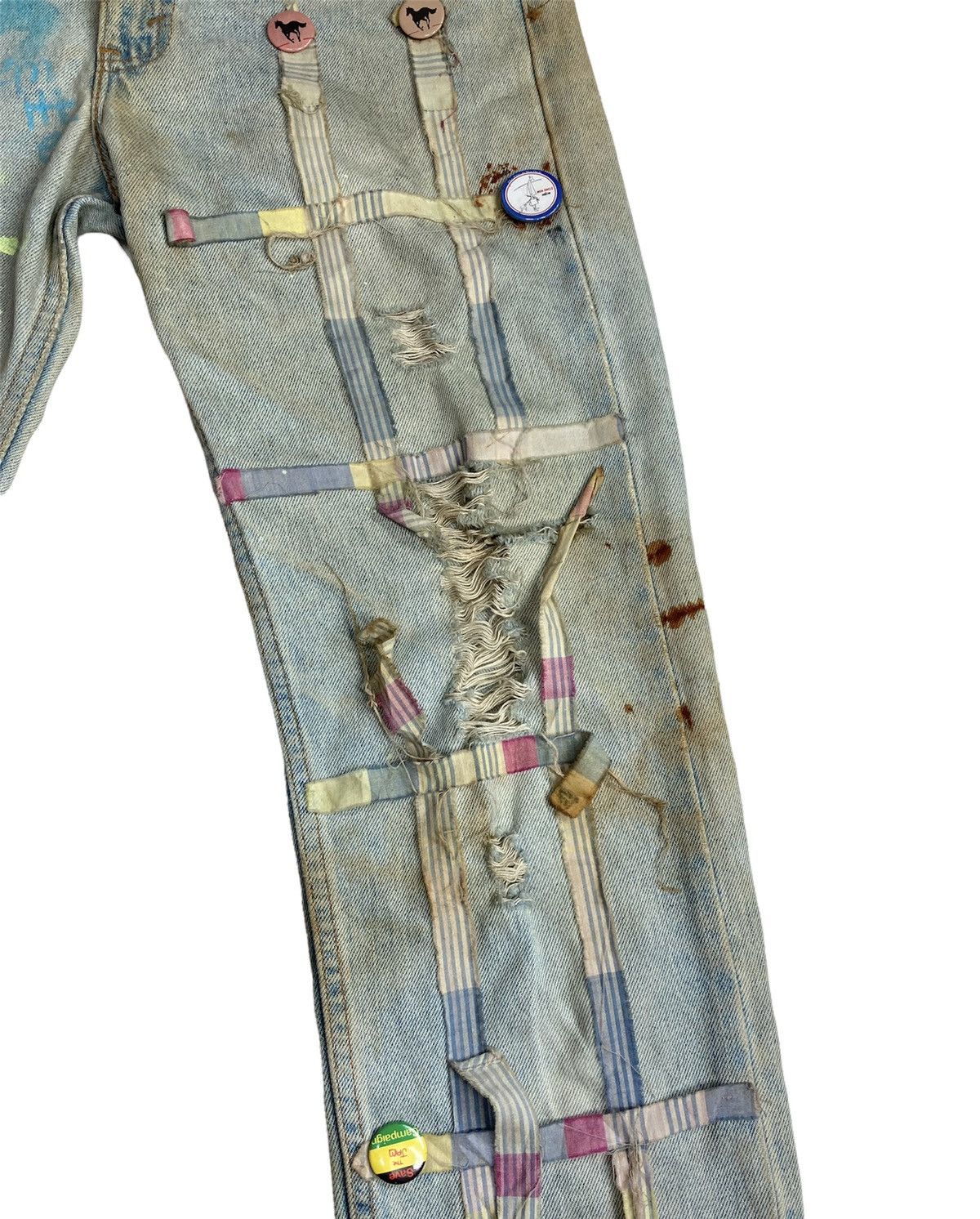 Levi's × Vintage VINTAGE LEVIS TRASHED DISTRESSED DENIM Size US 31 - 5 Thumbnail