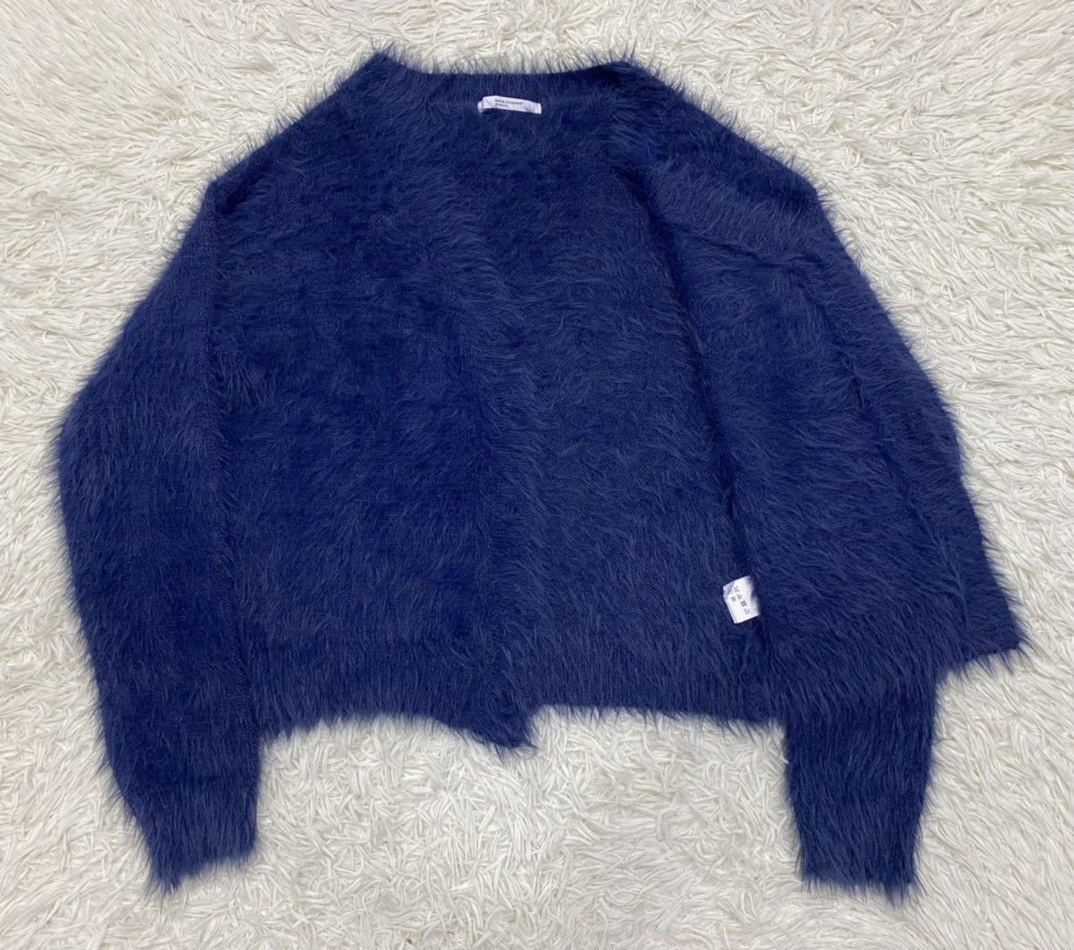 Japanese Brand Japanese Brand Back Number Mohair Style Cardigan Sweater Size M / US 6-8 / IT 42-44 - 6 Thumbnail