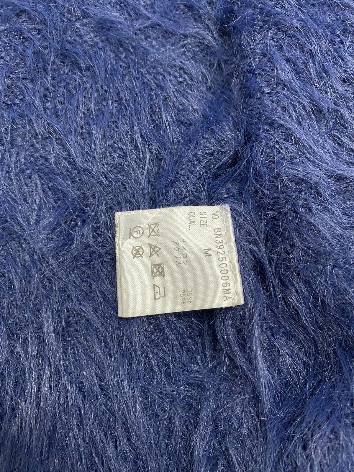 Japanese Brand Japanese Brand Back Number Mohair Style Cardigan Sweater Size M / US 6-8 / IT 42-44 - 11 Thumbnail