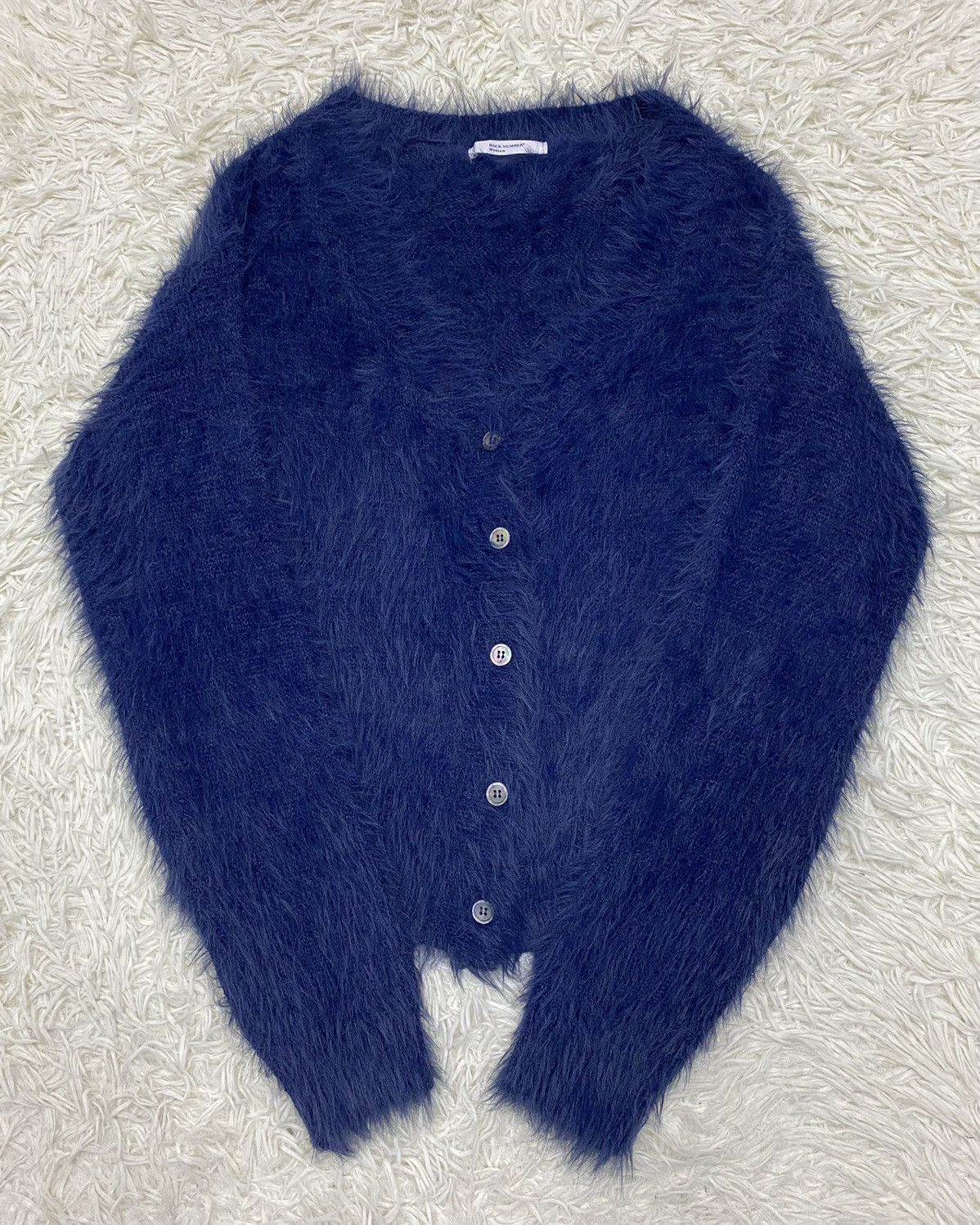 Japanese Brand Japanese Brand Back Number Mohair Style Cardigan Sweater Size M / US 6-8 / IT 42-44 - 3 Thumbnail