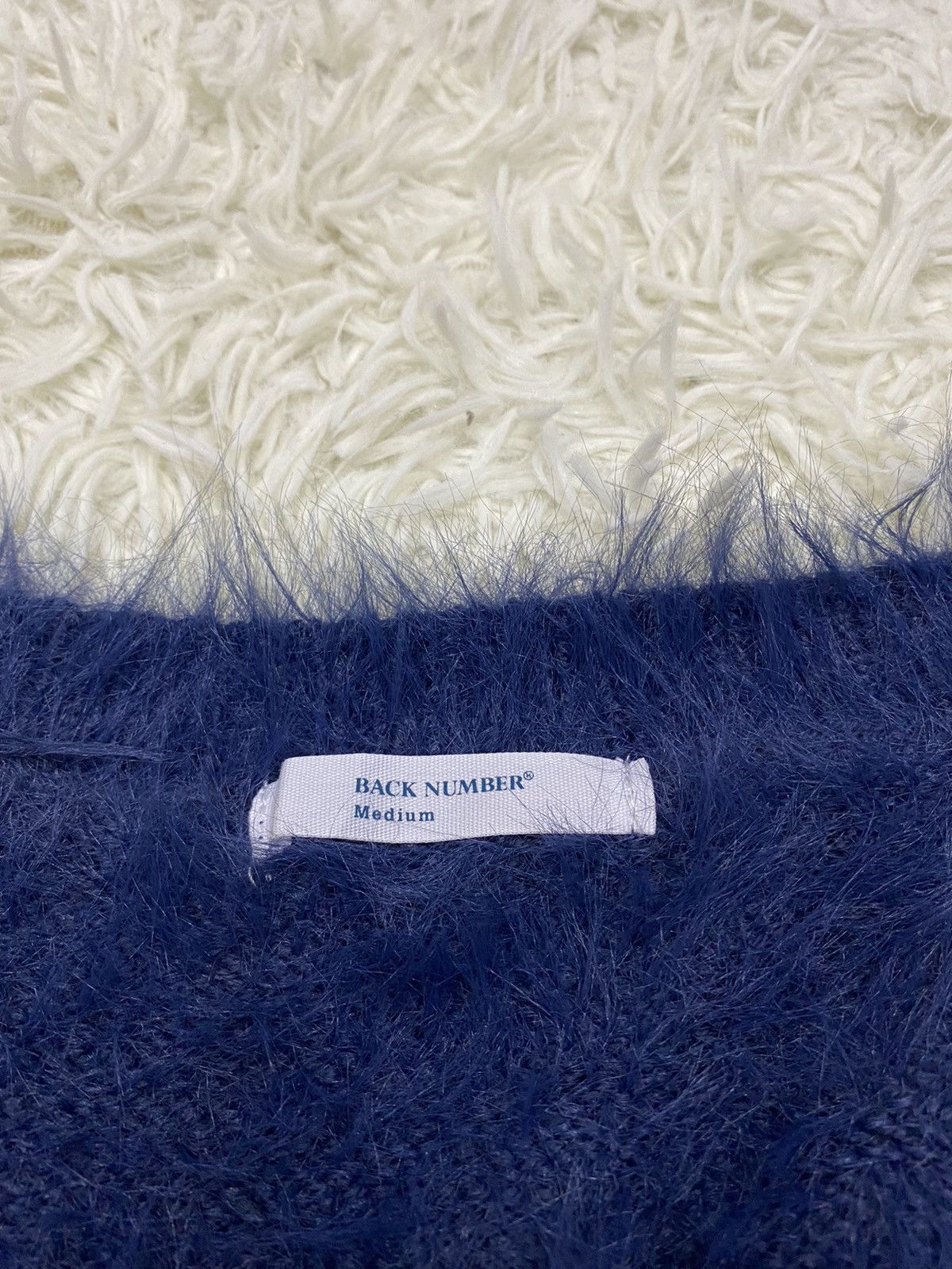 Japanese Brand Japanese Brand Back Number Mohair Style Cardigan Sweater Size M / US 6-8 / IT 42-44 - 10 Thumbnail