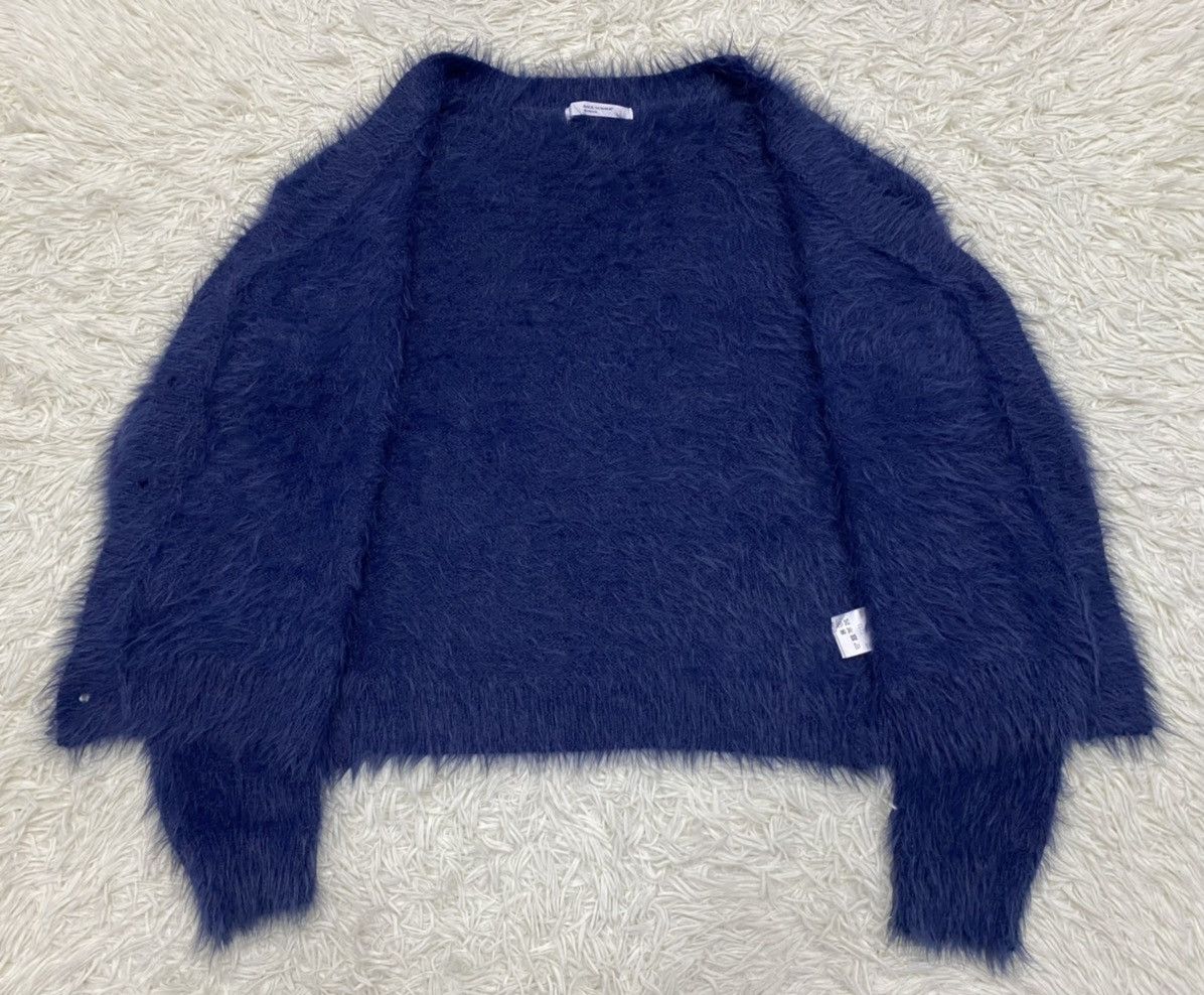 Japanese Brand Japanese Brand Back Number Mohair Style Cardigan Sweater Size M / US 6-8 / IT 42-44 - 7 Thumbnail
