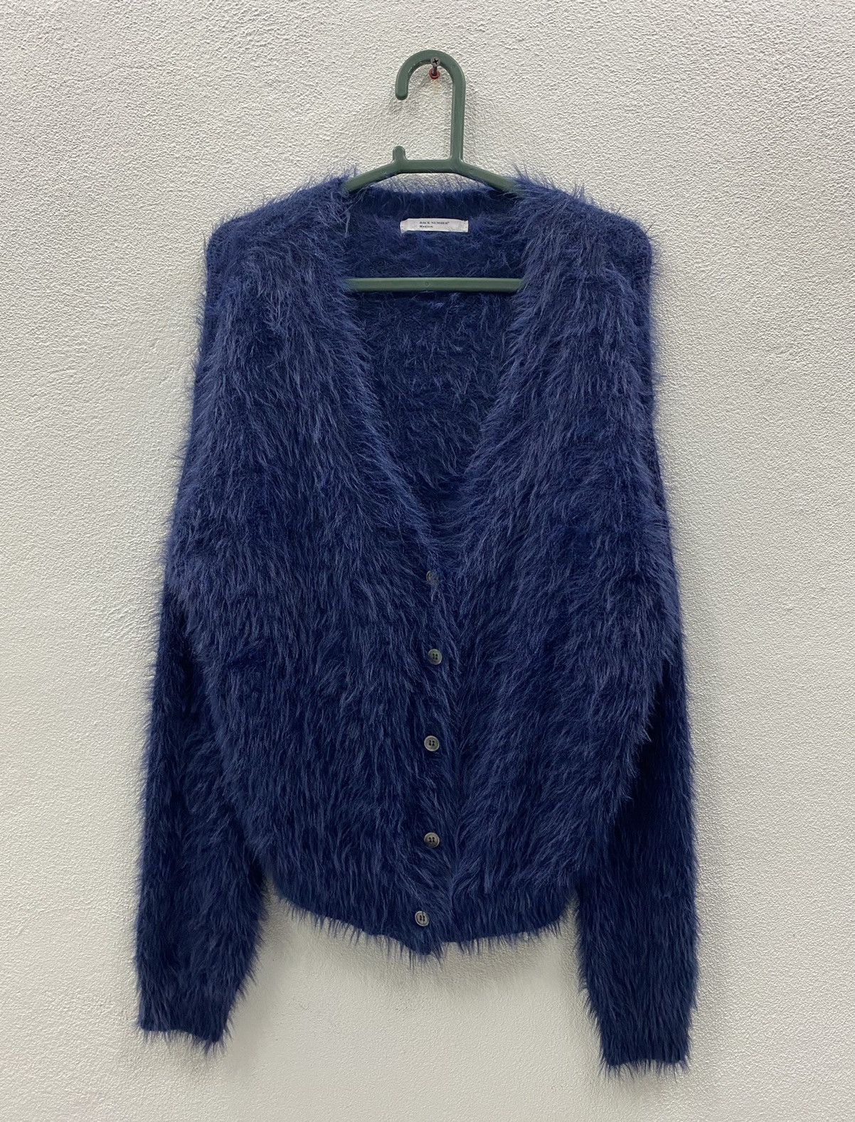 Japanese Brand Japanese Brand Back Number Mohair Style Cardigan Sweater Size M / US 6-8 / IT 42-44 - 1 Thumbnail