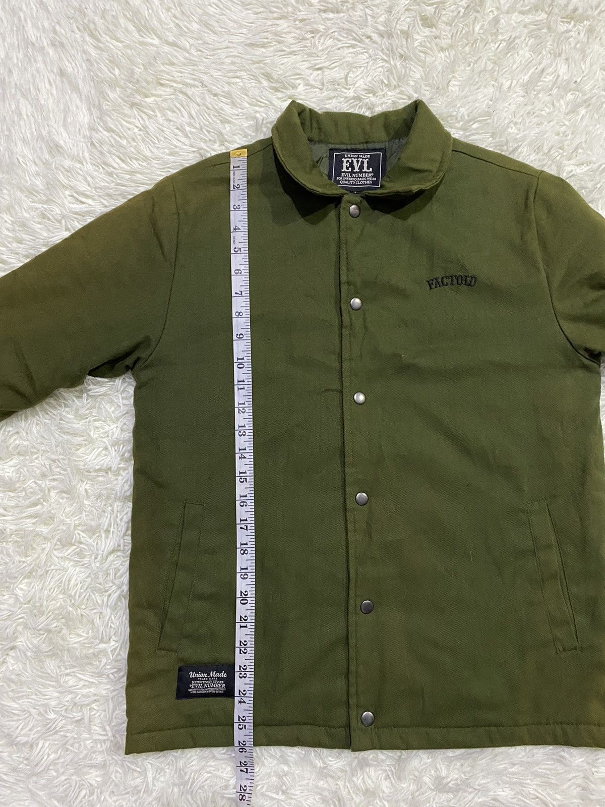 Other Distinctively Style Sun Faded Quilted Jacket by Evil Number Size US M / EU 48-50 / 2 - 17 Thumbnail