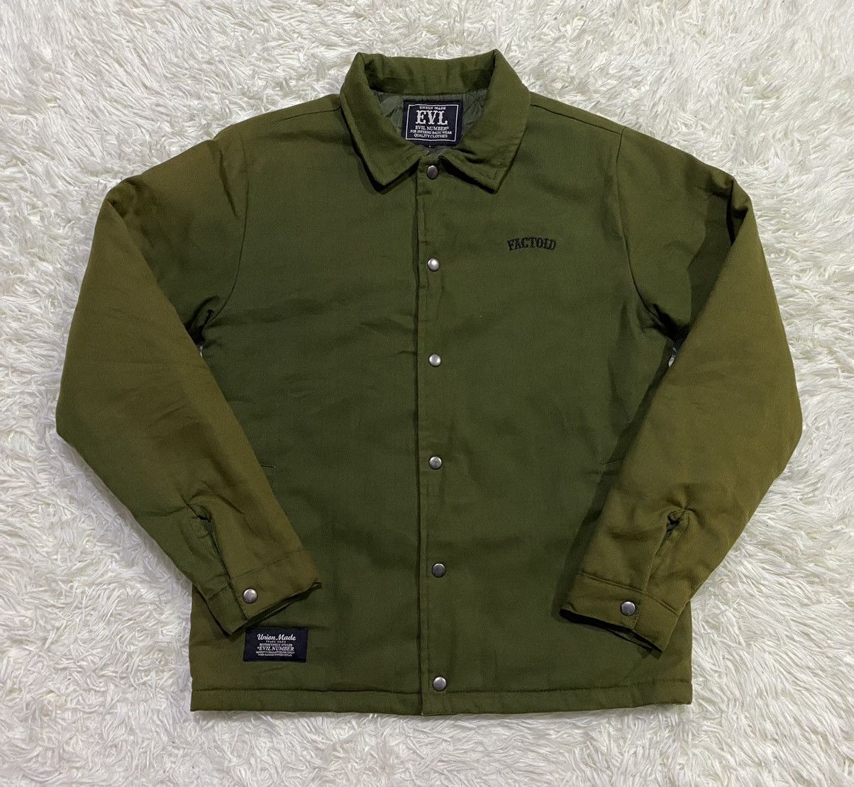Other Distinctively Style Sun Faded Quilted Jacket by Evil Number Size US M / EU 48-50 / 2 - 3 Thumbnail