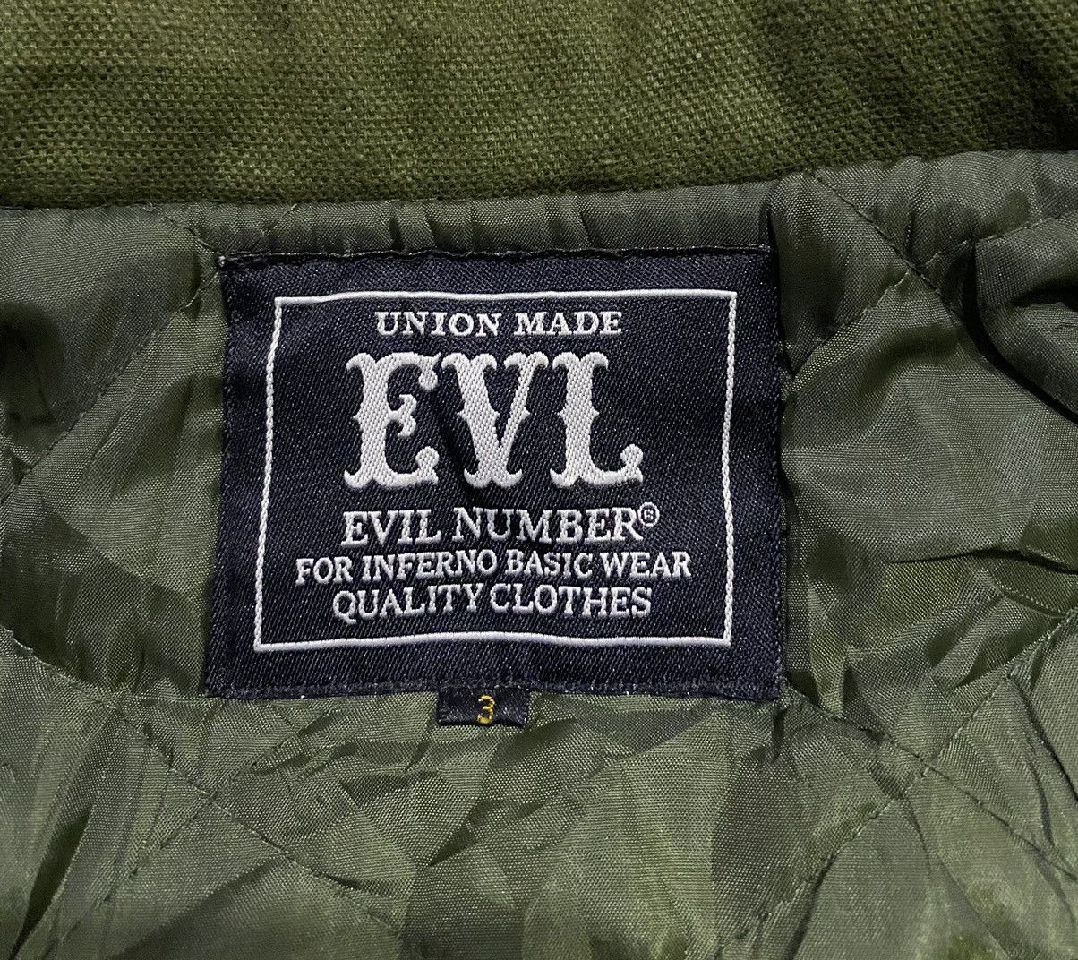 Other Distinctively Style Sun Faded Quilted Jacket by Evil Number Size US M / EU 48-50 / 2 - 13 Thumbnail