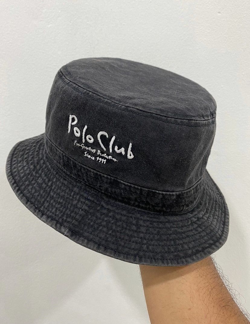 Other VTG Polo Club Logo Bucket Hat Size ONE SIZE - 2 Thumbnail
