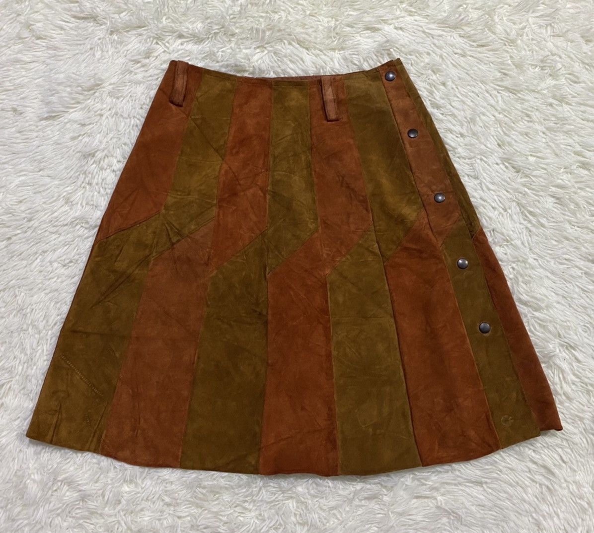 Other Genuine Leather Snap Button Kilt Made in Canada Size US 28 / EU 44 - 3 Thumbnail