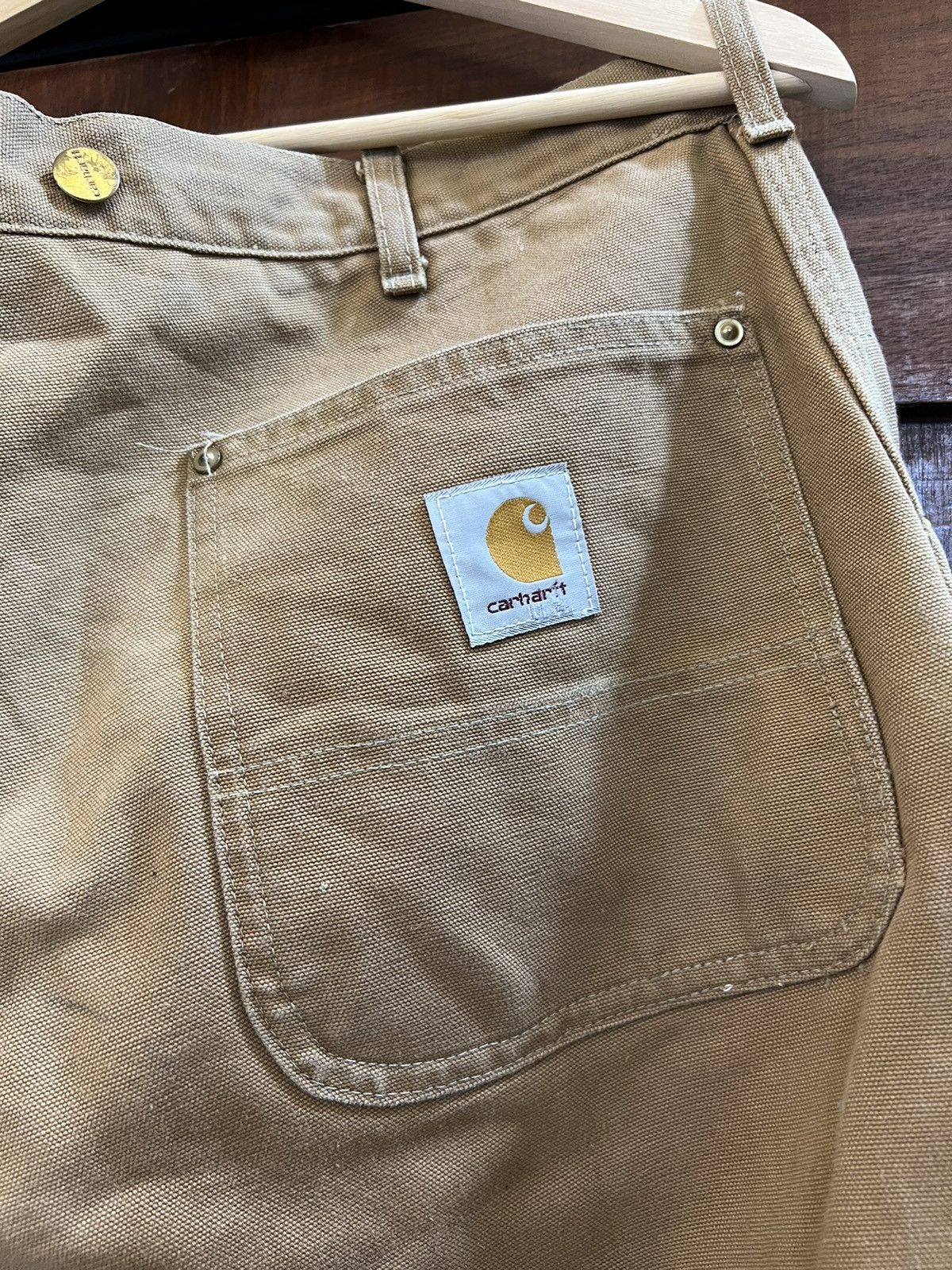 American Apparel × Carhartt Carhartt Distressed Denim Pants Size US 39 - 5 Thumbnail