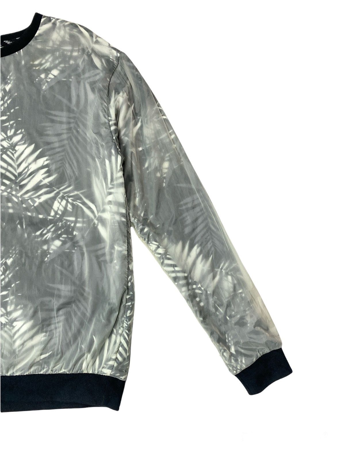 ZARA MAN BOTANICAL PATTERN DESIGN TWO LAYER SWEATSHIRT
