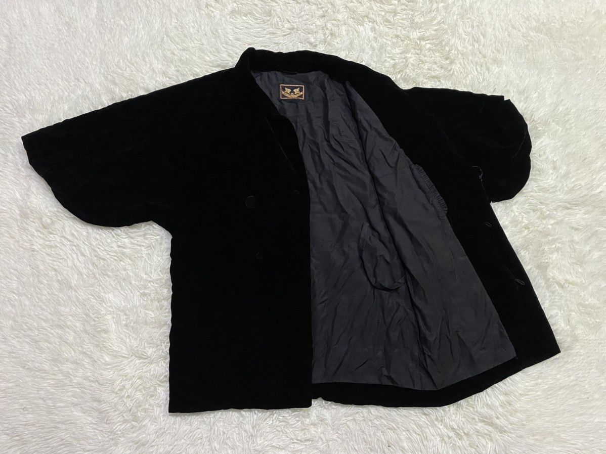 Velvet Black Velvet Kimono Style Jacket Made in Germany Size US M / EU 48-50 / 2 - 4 Thumbnail