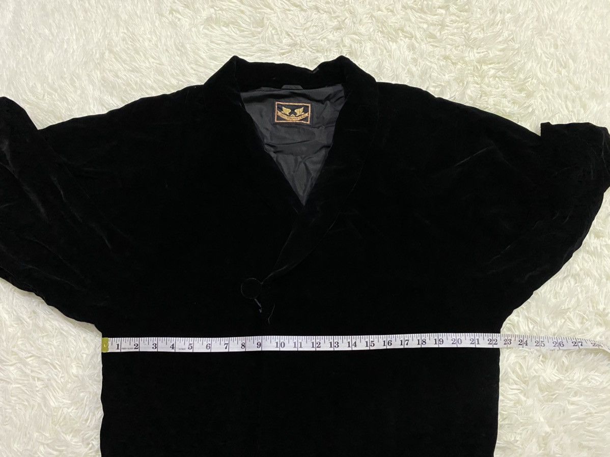Velvet Black Velvet Kimono Style Jacket Made in Germany Size US M / EU 48-50 / 2 - 8 Thumbnail