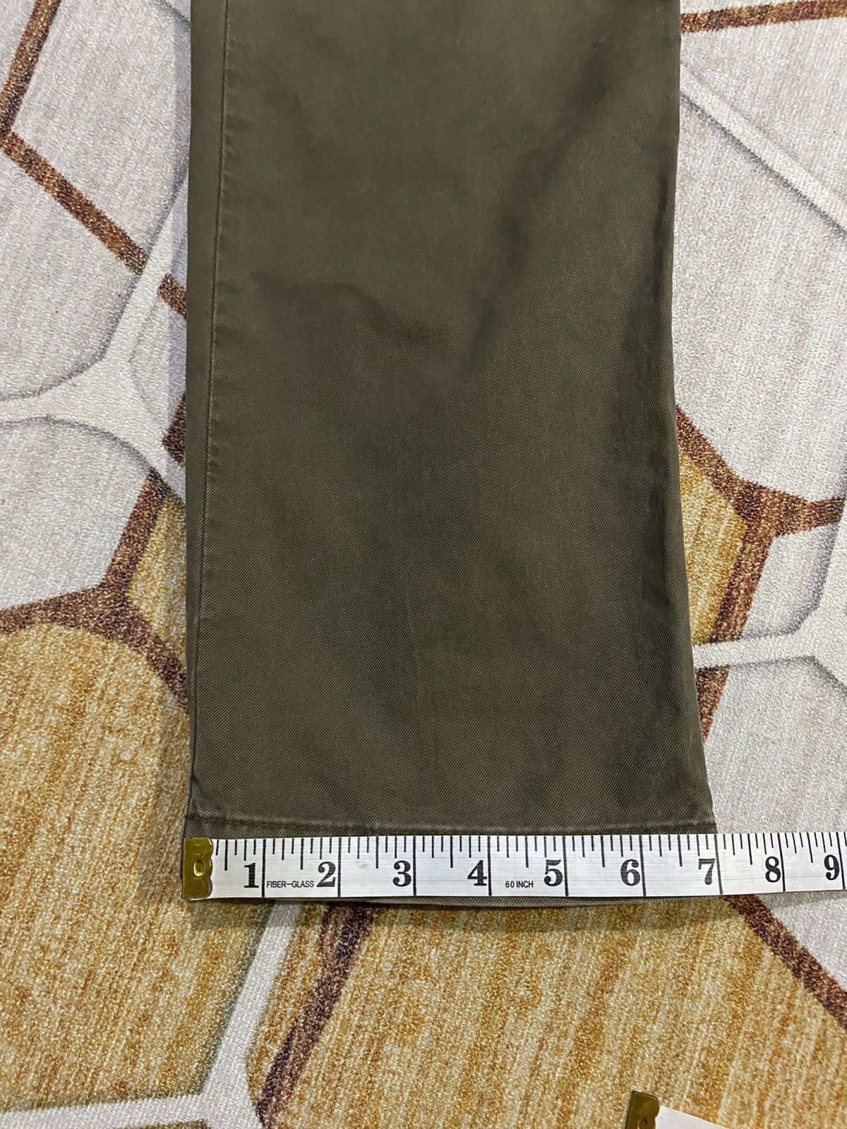 Japanese Brand Disciple Motorcyclist Leather Trim Biker Style Cargo Pants Size US 31 - 15 Thumbnail