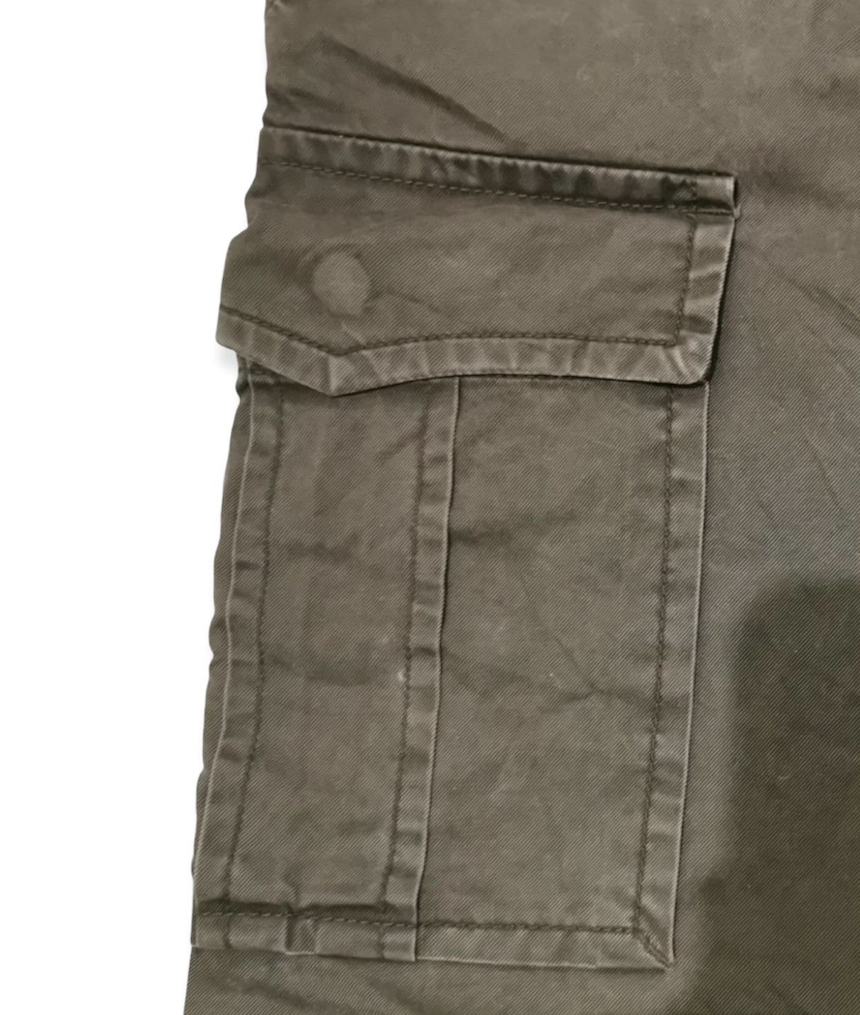 Japanese Brand Disciple Motorcyclist Leather Trim Biker Style Cargo Pants Size US 31 - 4 Thumbnail