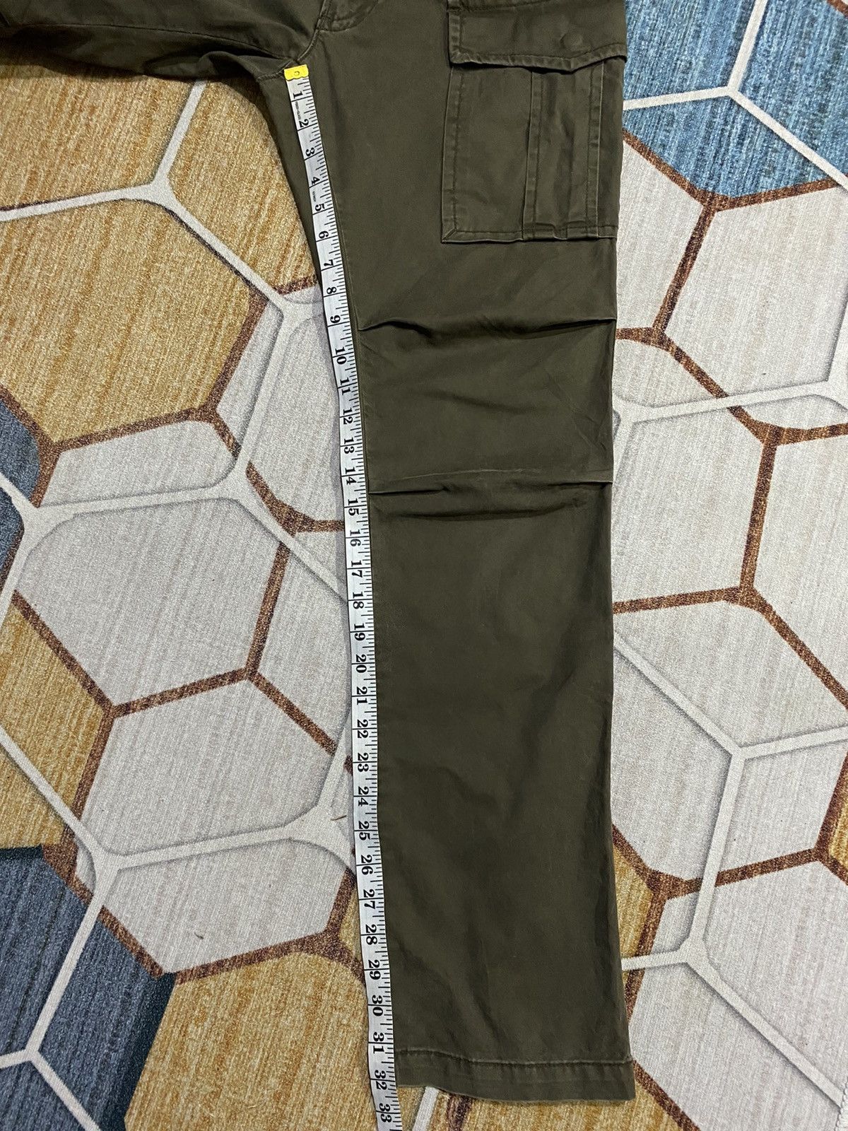 Japanese Brand Disciple Motorcyclist Leather Trim Biker Style Cargo Pants Size US 31 - 16 Thumbnail