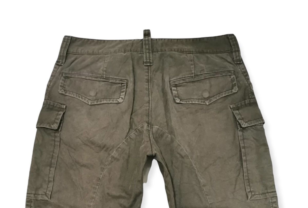 Japanese Brand Disciple Motorcyclist Leather Trim Biker Style Cargo Pants Size US 31 - 8 Thumbnail