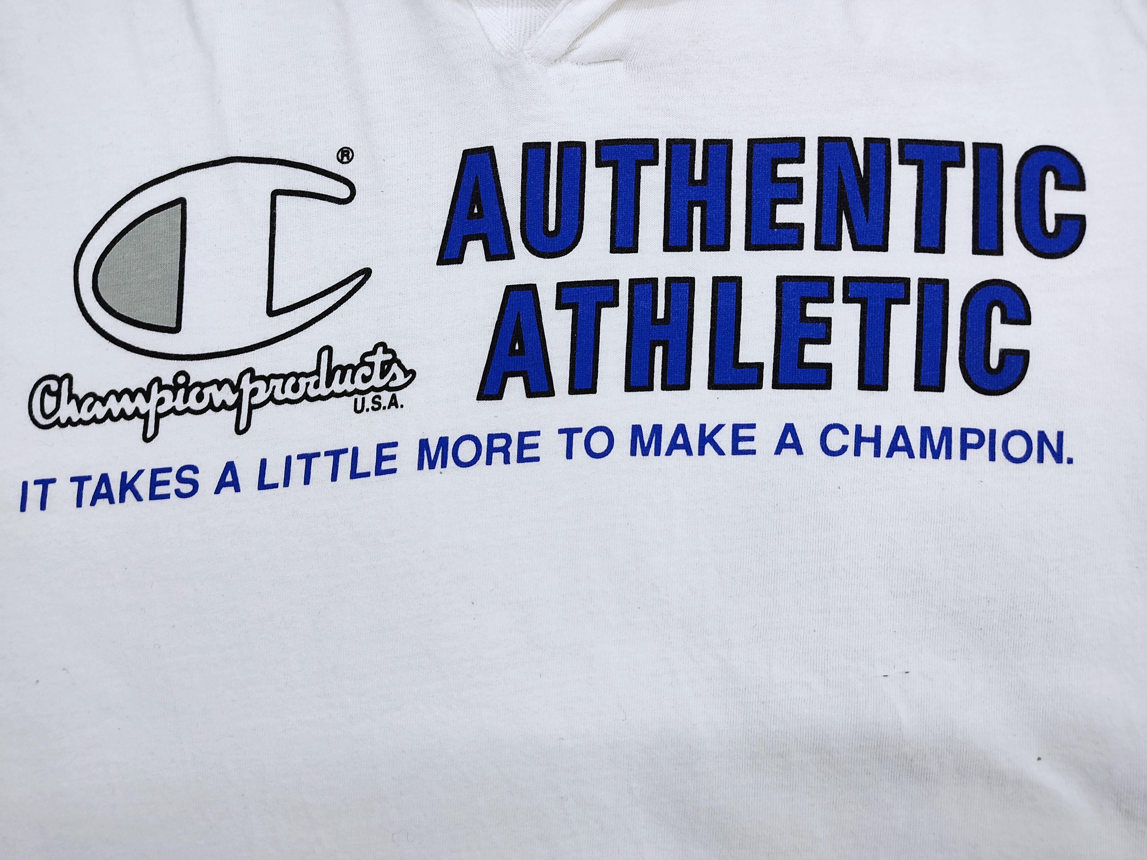 Champion × Vintage Vintage 90s Champion Authentic Athletic Product U.S.A Jaspo Size US M / EU 48-50 / 2 - 2 Thumbnail