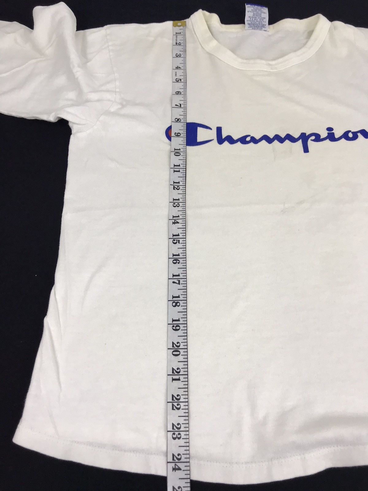 Champion 90s Champion Usa Big Logo Spell Out Long Sleeve Tee Size M / US 6-8 / IT 42-44 - 9 Thumbnail