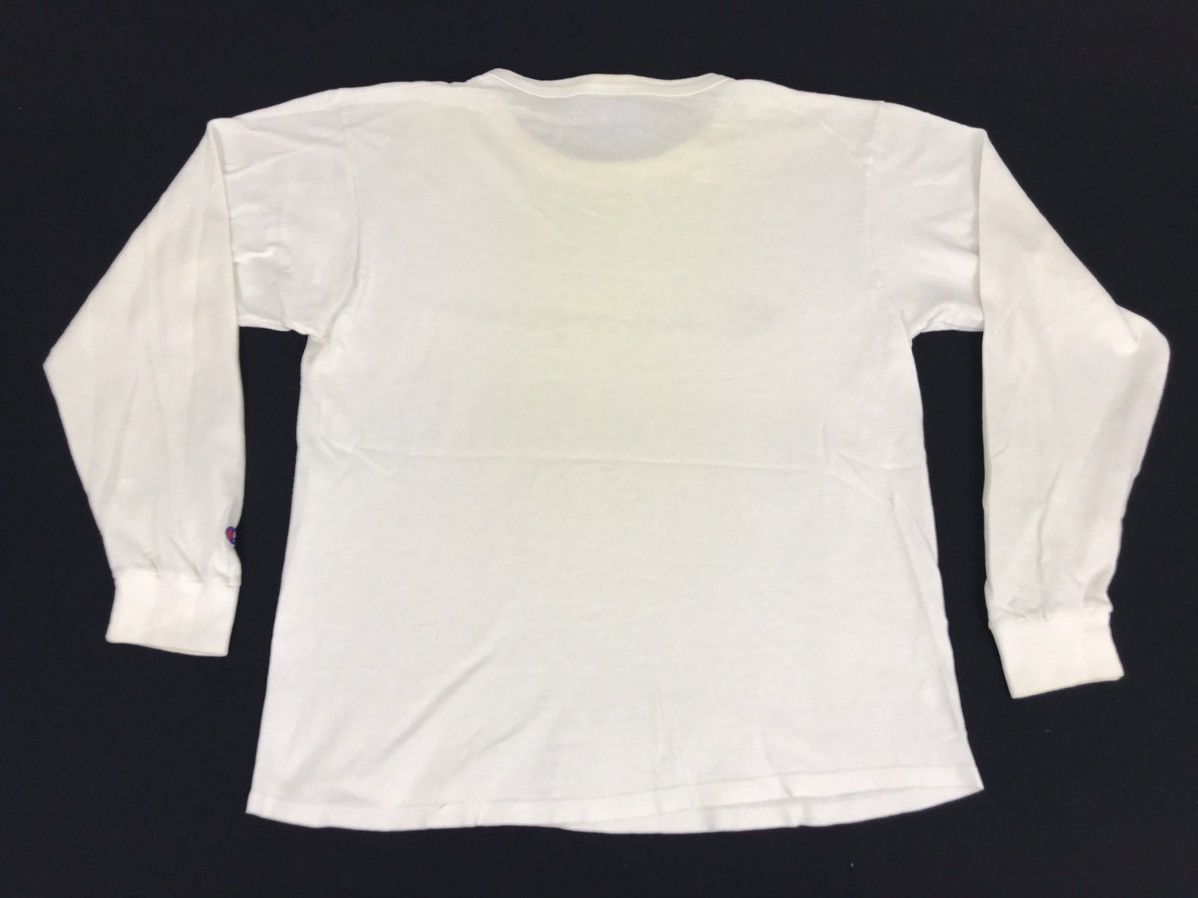 Champion 90s Champion Usa Big Logo Spell Out Long Sleeve Tee Size M / US 6-8 / IT 42-44 - 2 Thumbnail