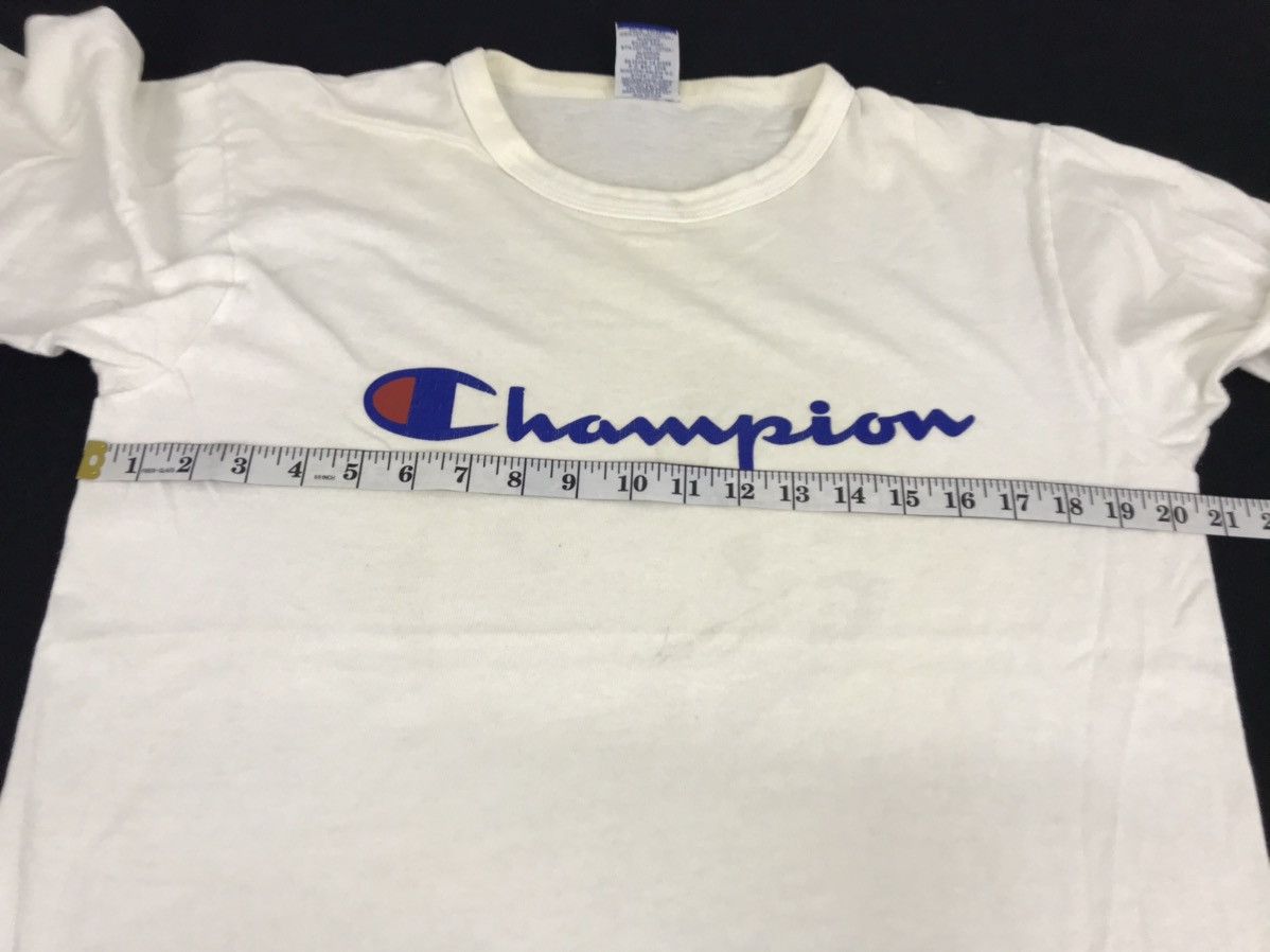 Champion 90s Champion Usa Big Logo Spell Out Long Sleeve Tee Size M / US 6-8 / IT 42-44 - 8 Thumbnail