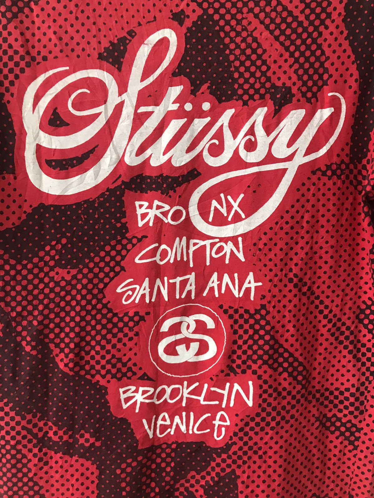Stussy Stussy World Tour All Over Printed Camouflage Tee Size US S / EU 44-46 / 1 - 6 Thumbnail