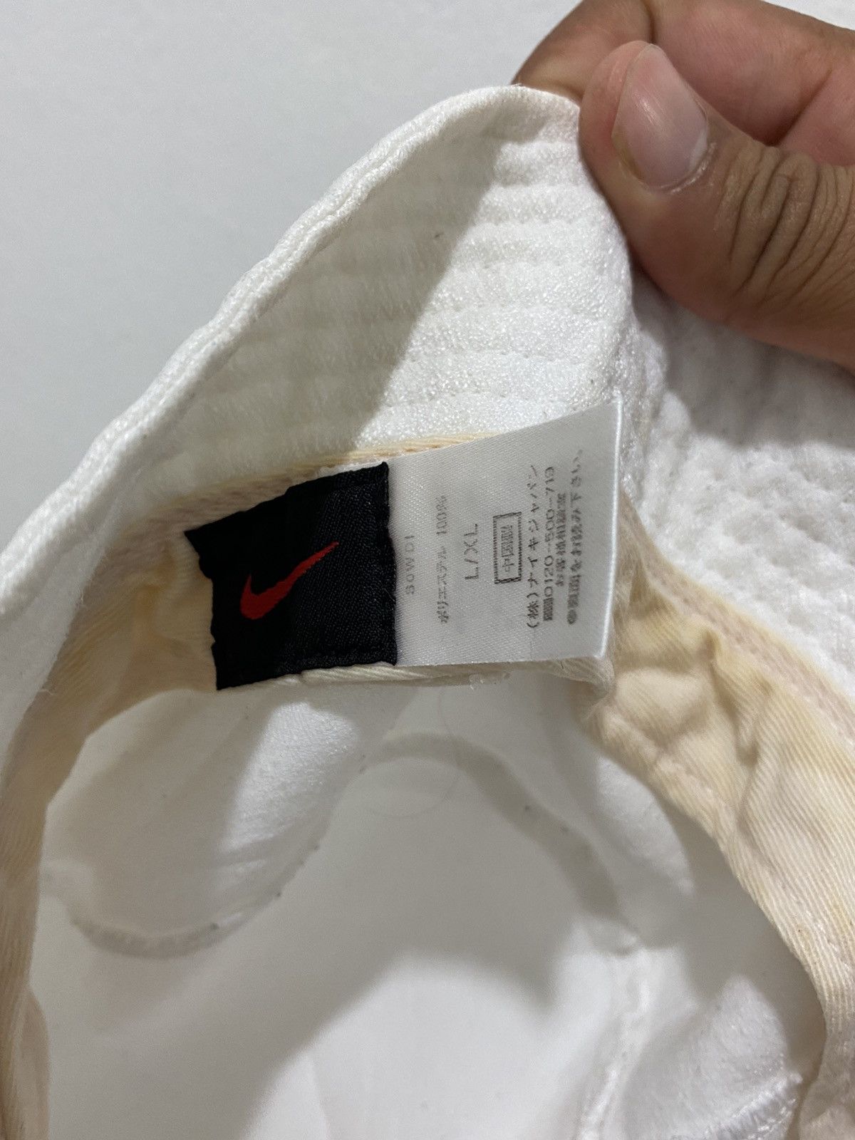 Nike 🔥Vintage🔥 Nike Small Swoosh Bucket Hat Size ONE SIZE - 6 Thumbnail
