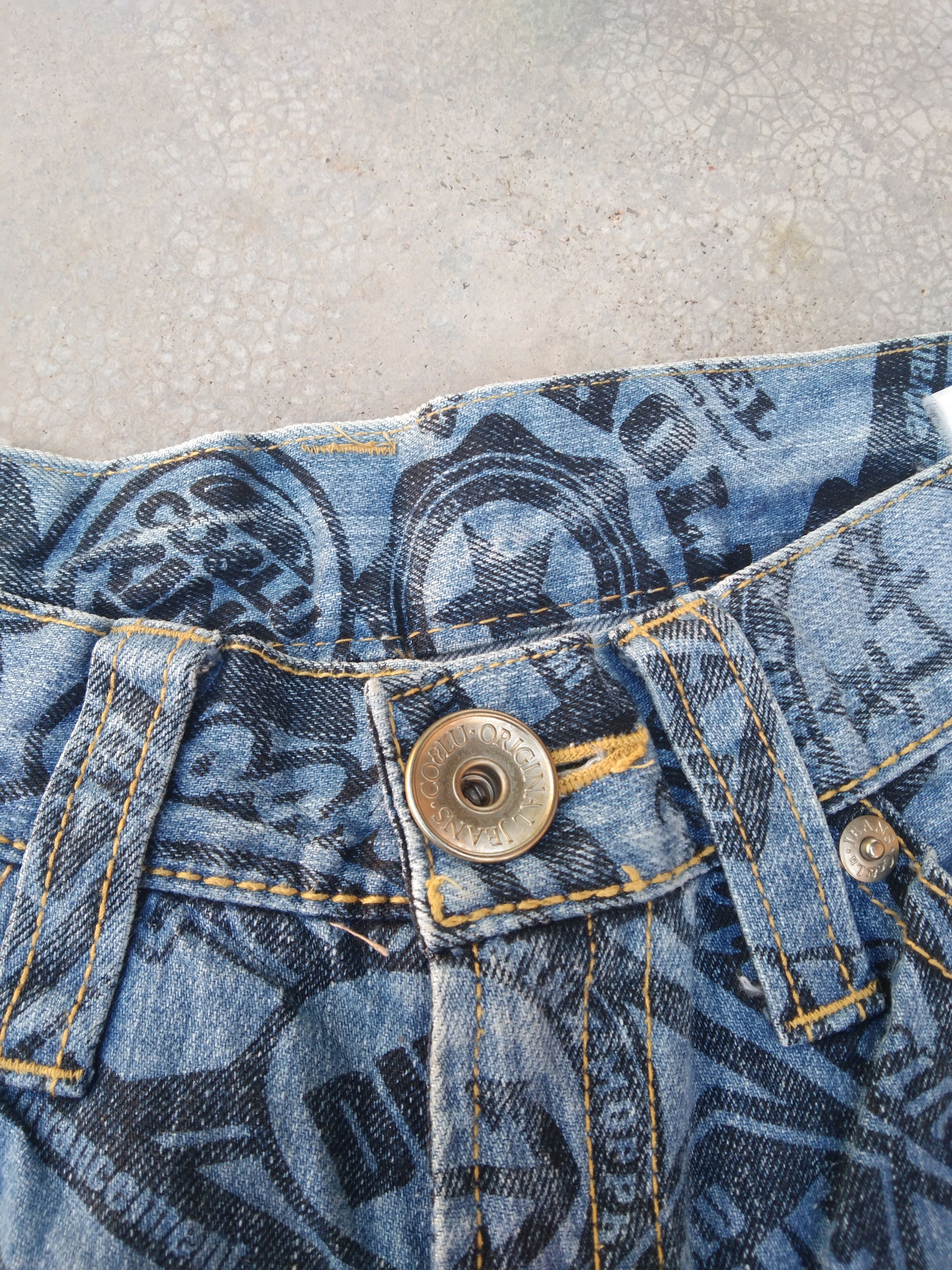Japanese Brand Vintage Japanese Co&Lu Retro Punk Straight Leg Jeans 31x29 Size US 31 - 5 Thumbnail
