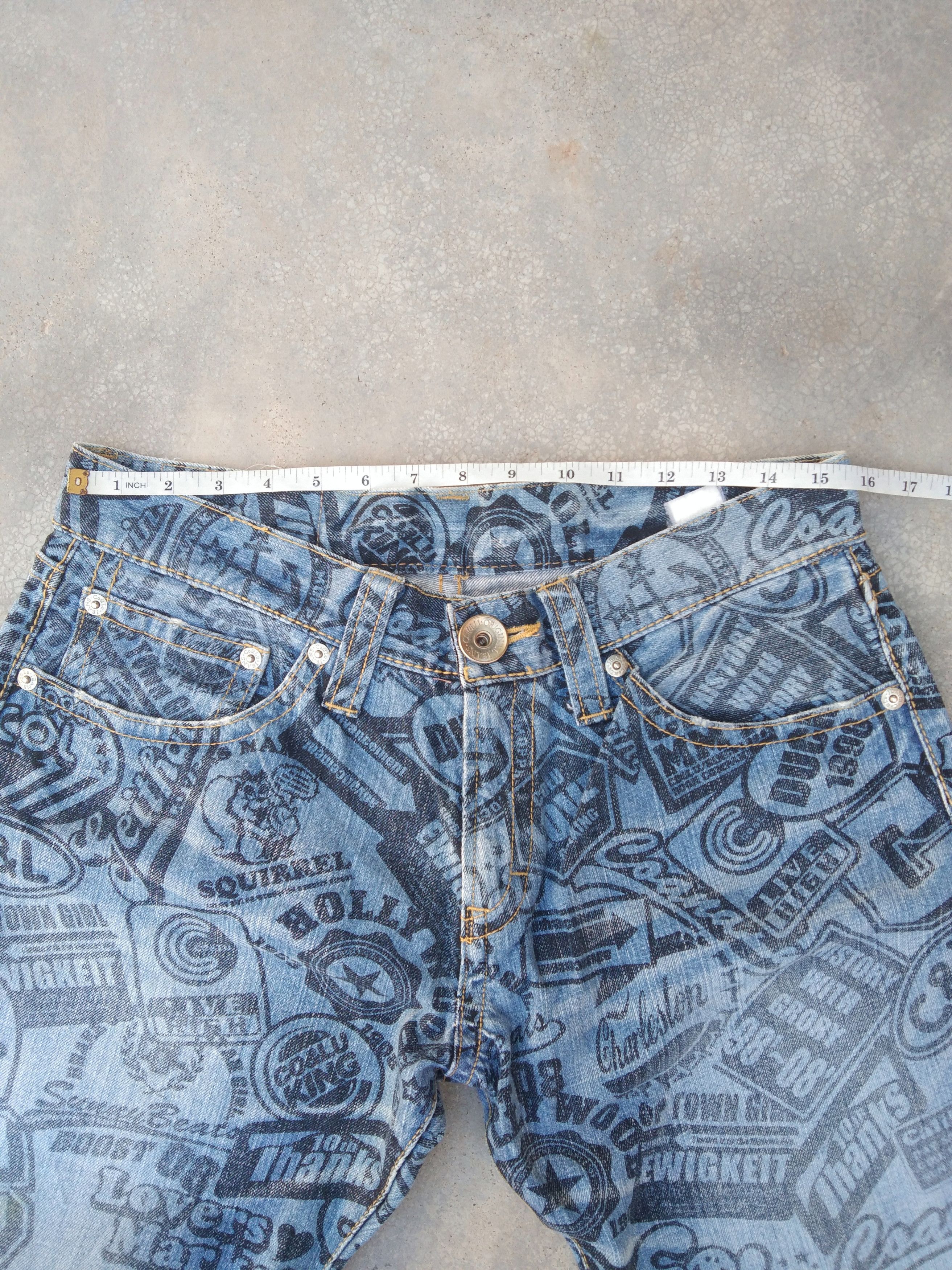 Japanese Brand Vintage Japanese Co&Lu Retro Punk Straight Leg Jeans 31x29 Size US 31 - 4 Thumbnail