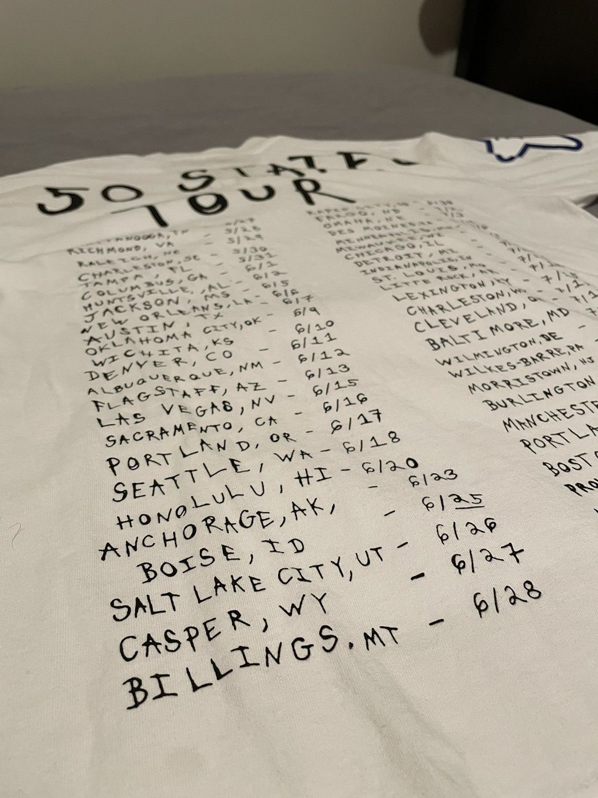 Asspizza USA 50 States Tour Tee Size US M / EU 48-50 / 2 - 4 Thumbnail