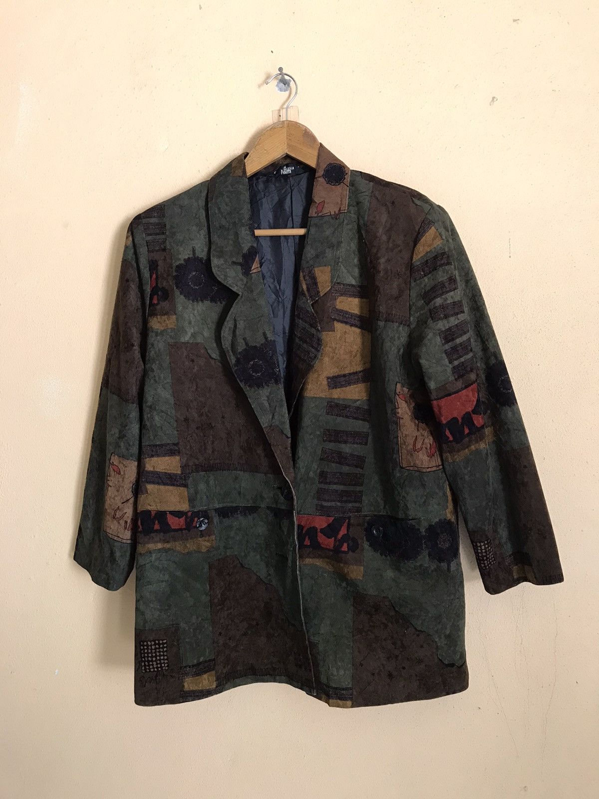 Designer Pop art jacket oversized Size US M / EU 48-50 / 2 - 2 Thumbnail