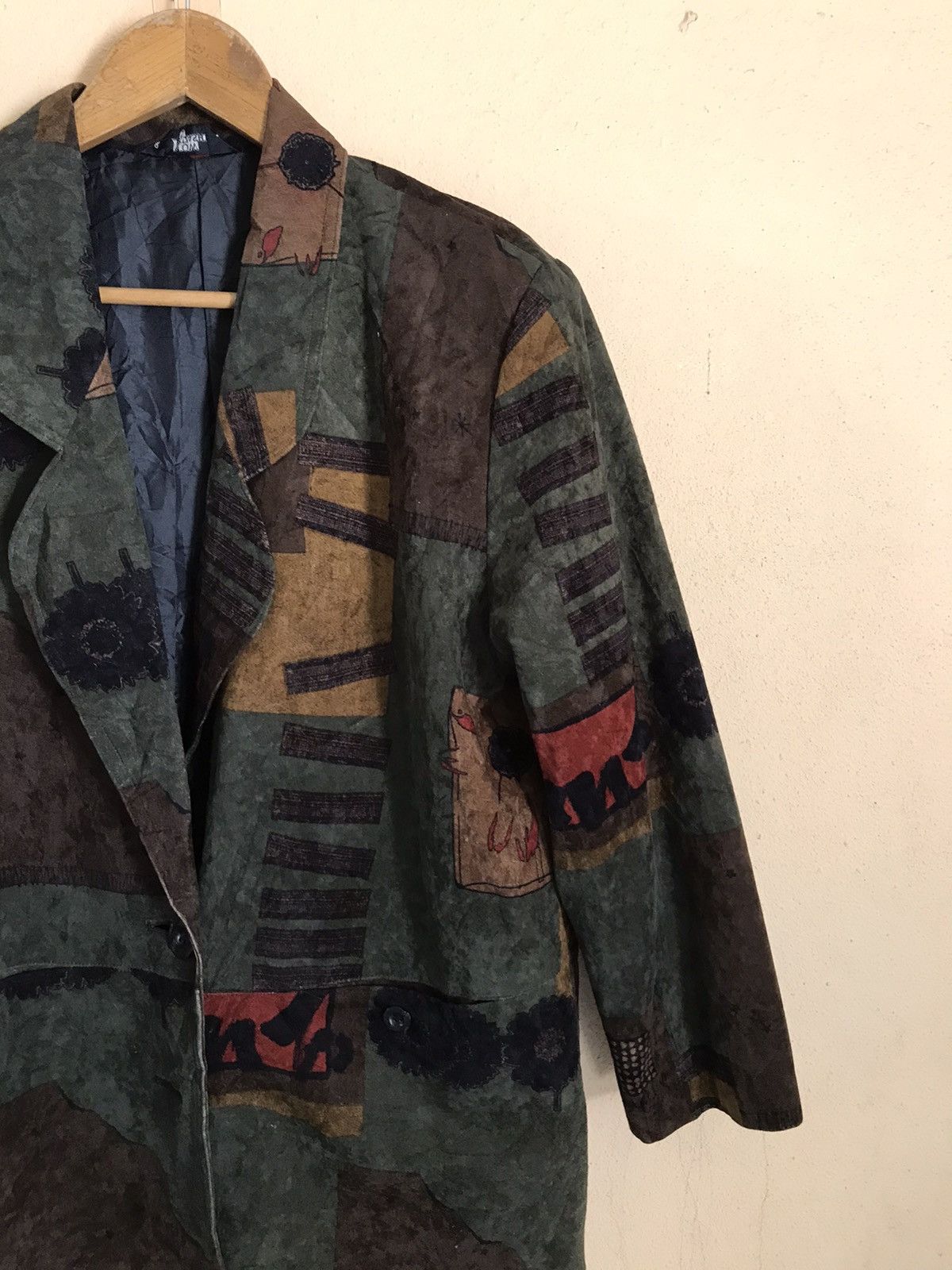 Designer Pop art jacket oversized Size US M / EU 48-50 / 2 - 5 Thumbnail