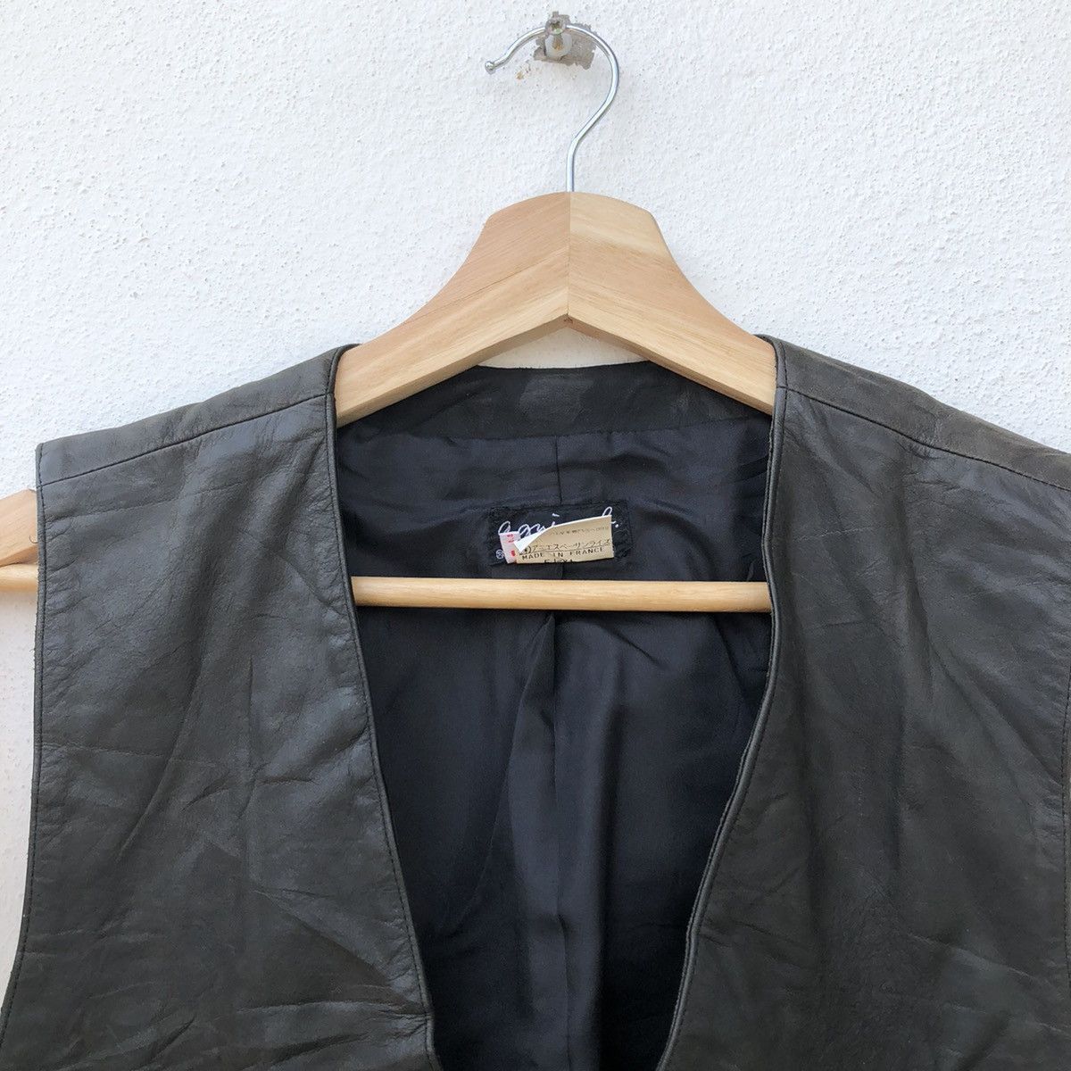 agnes b. VINTAGE WAISTCOATS LEATHER AGNES B MADE IN FRANCE Size US M / EU 48-50 / 2 - 4 Thumbnail