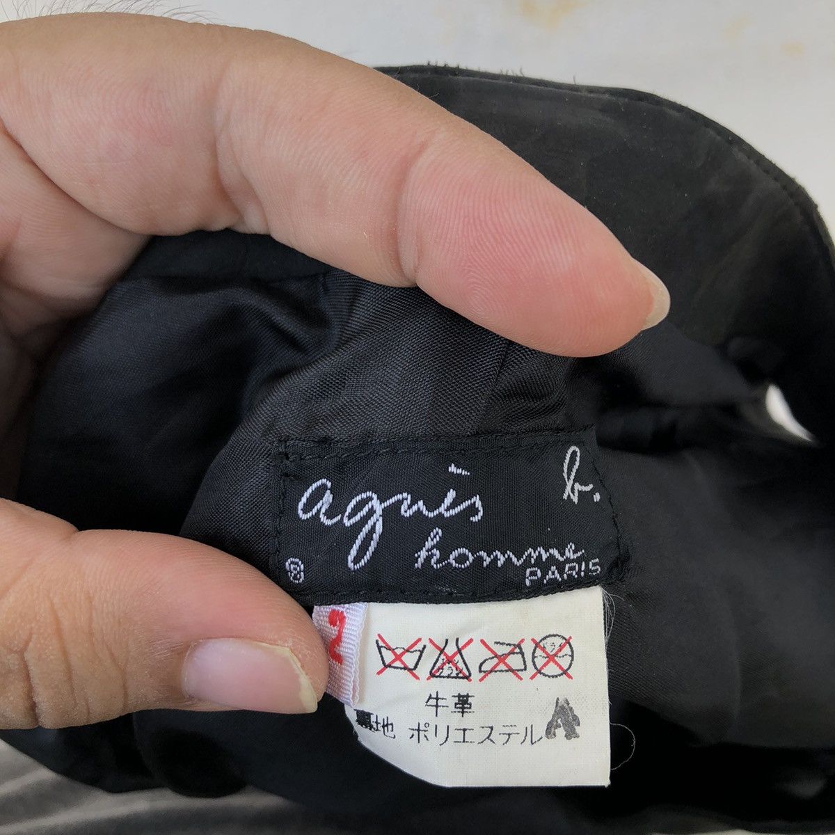 agnes b. VINTAGE WAISTCOATS LEATHER AGNES B MADE IN FRANCE Size US M / EU 48-50 / 2 - 7 Thumbnail