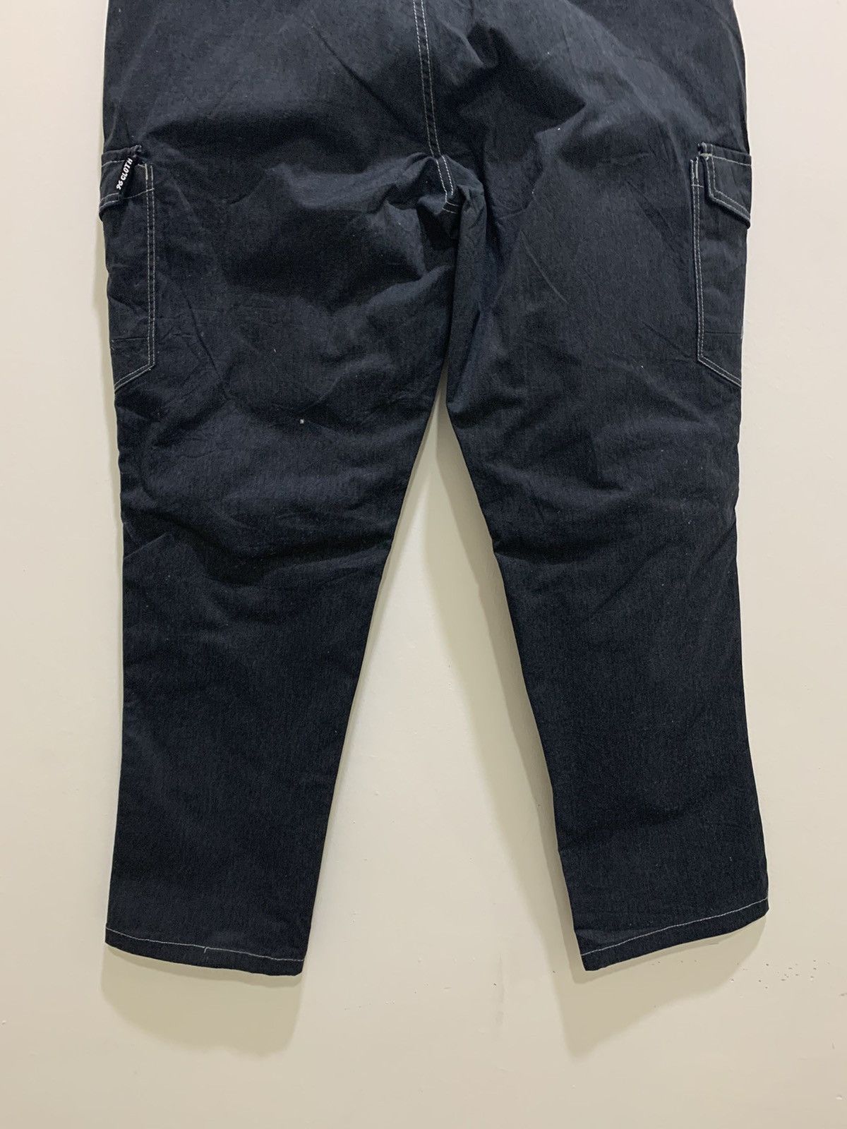 Japanese Brand × Paper Denim & Cloth 96 CLOTH Double Knee Laced Stitch Multipocket Cargo Pant Size US 35 - 9 Thumbnail