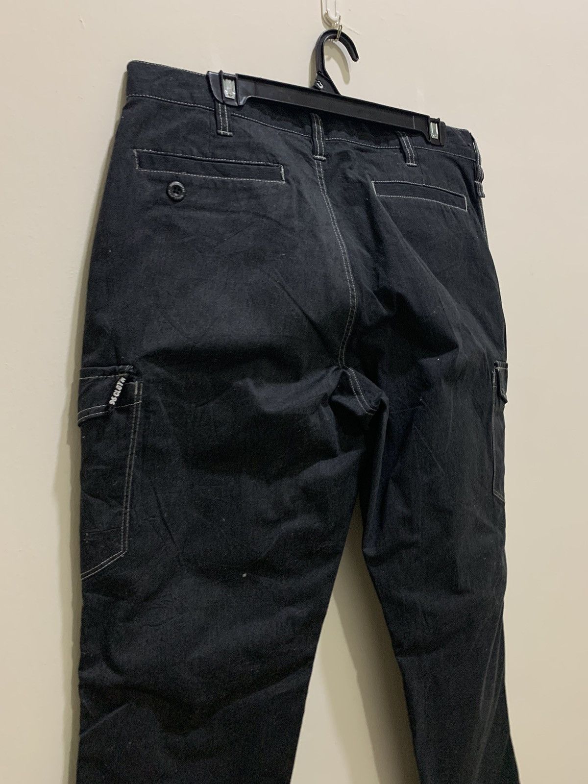 Japanese Brand × Paper Denim & Cloth 96 CLOTH Double Knee Laced Stitch Multipocket Cargo Pant Size US 35 - 10 Thumbnail